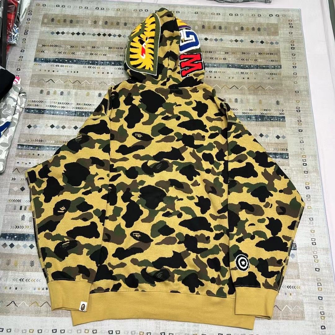 Bape COLOR CAMO SHARK FULL ZIP HOODIE Size US XL / EU 56 / 4 - 8 Thumbnail