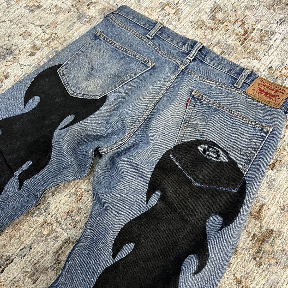Levi's Custom Levi's 505 8 Ball Size US 38 / EU 54 - 3 Thumbnail