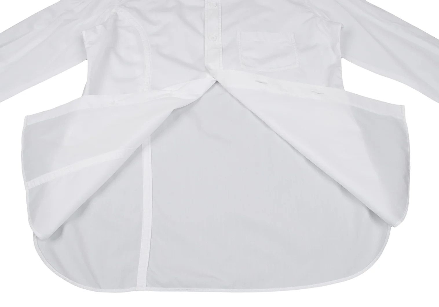 Yohji Yamamoto Yohji Yamamoto Cotton Layered Collar Design Shirt Size US S / EU 44-46 / 1 - 12 Thumbnail