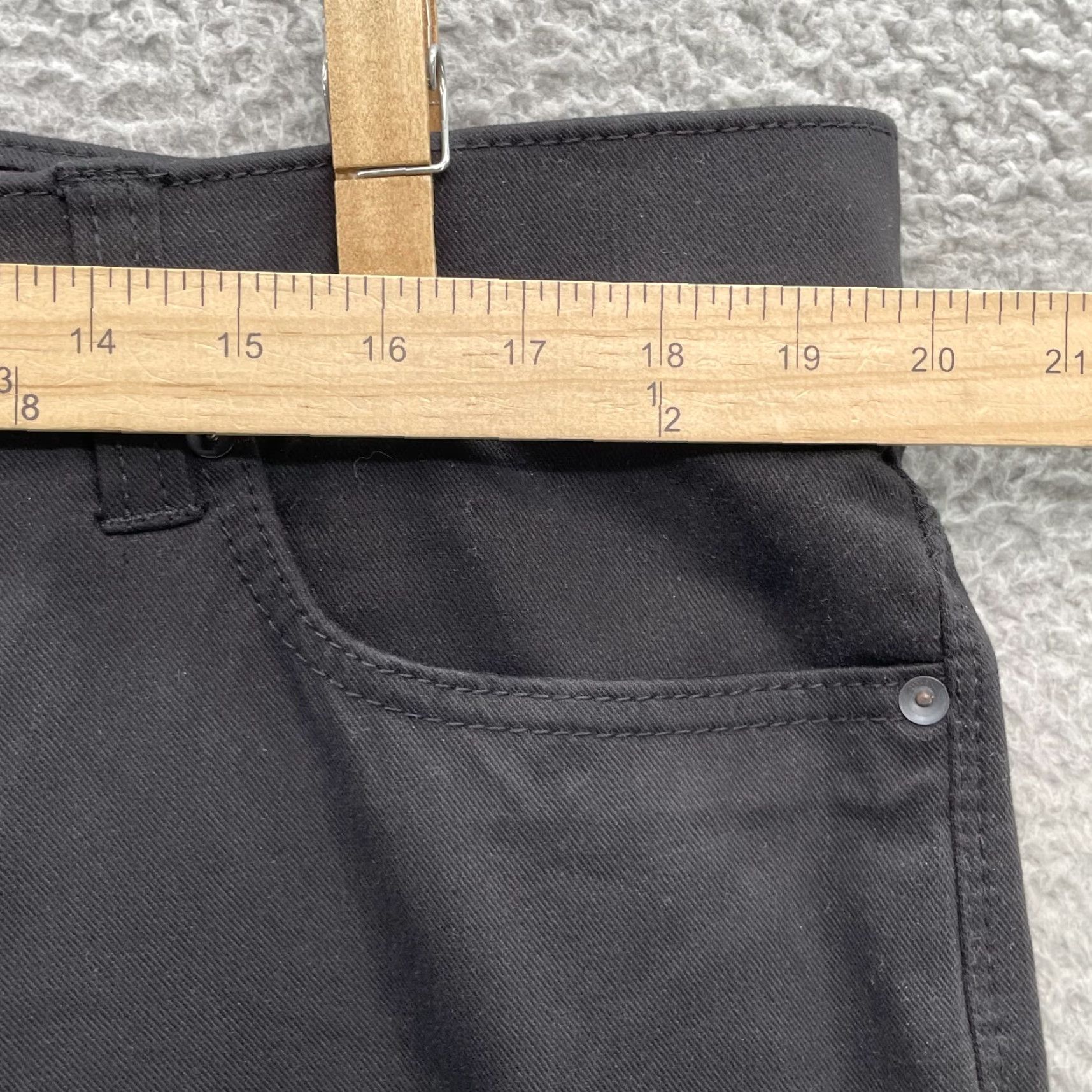 Union LA Union Comfort Flex Pants 39x31 Black Minimalist Preppy Performance Workwear Regular Mens Size US 39 - 3 Thumbnail