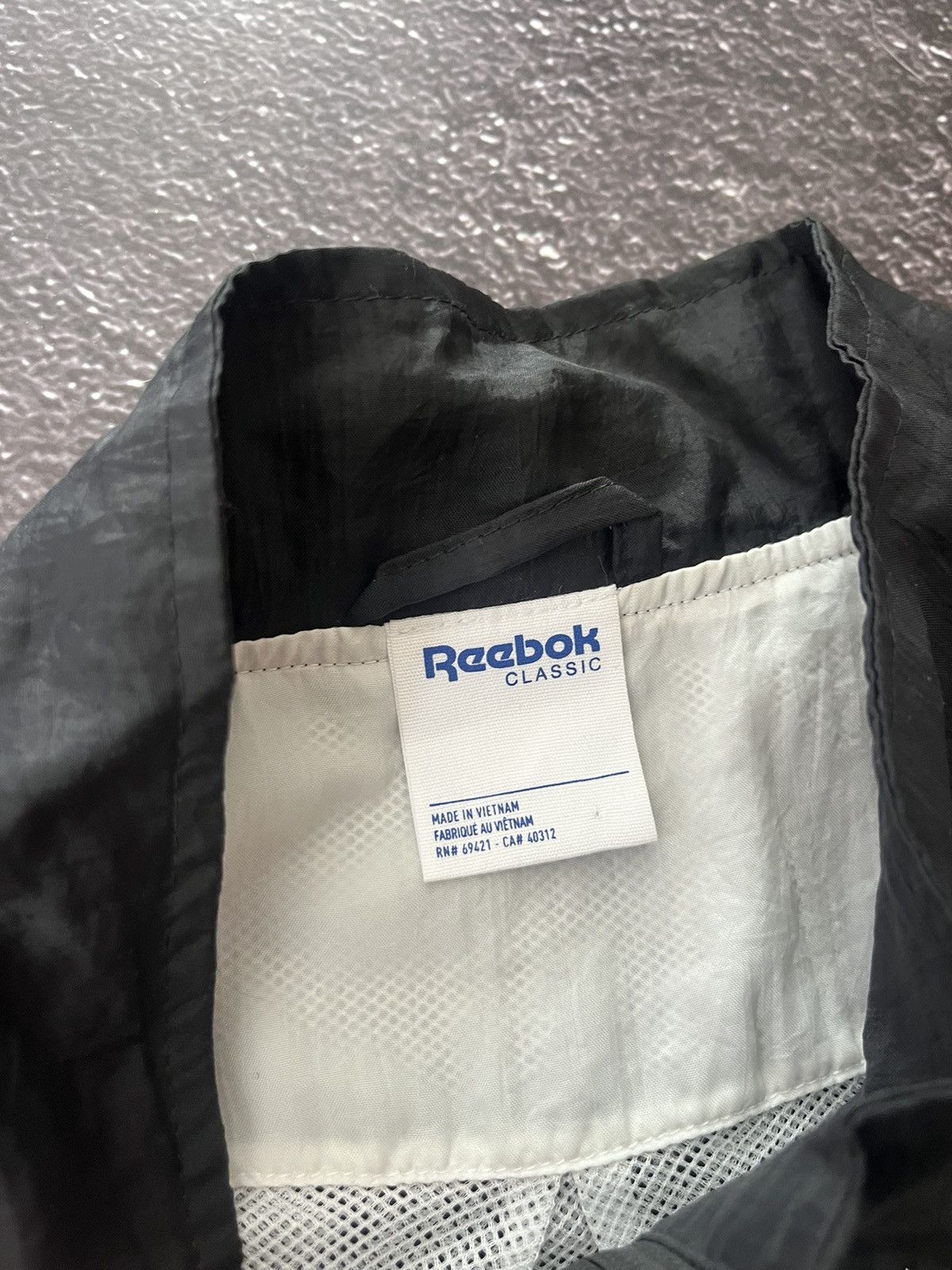 Reebok Man Light Jacket Reebok Vintage Star/Stripe Logo Y2k Black Size US XXL / EU 58 / 5 - 7 Thumbnail