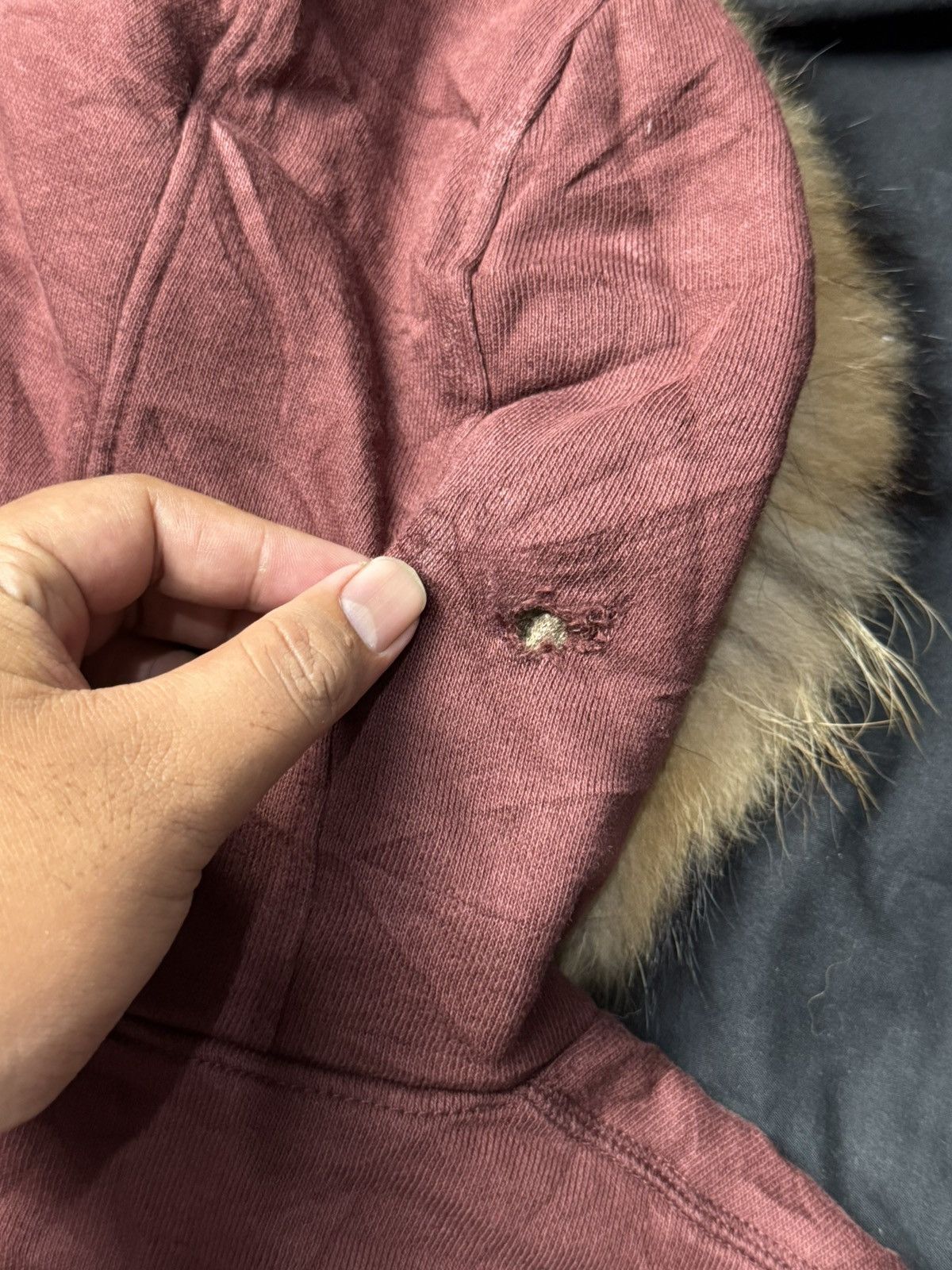 If Six Was Nine × Japanese Brand × Le Grande Bleu (L.G.B.) Fur Hoodie Sherpa Japanese Uniqlo Style Size US L / EU 52-54 / 3 - 7 Thumbnail