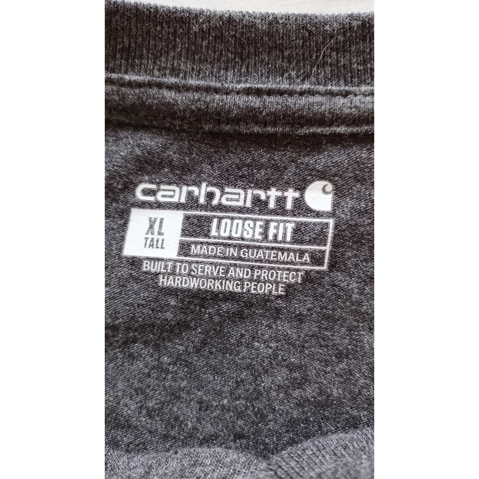 Carhartt Carhartt Men's Workwear Pocket Henley Gray T-Shirt XL Size US L / EU 52-54 / 3 - 5 Thumbnail