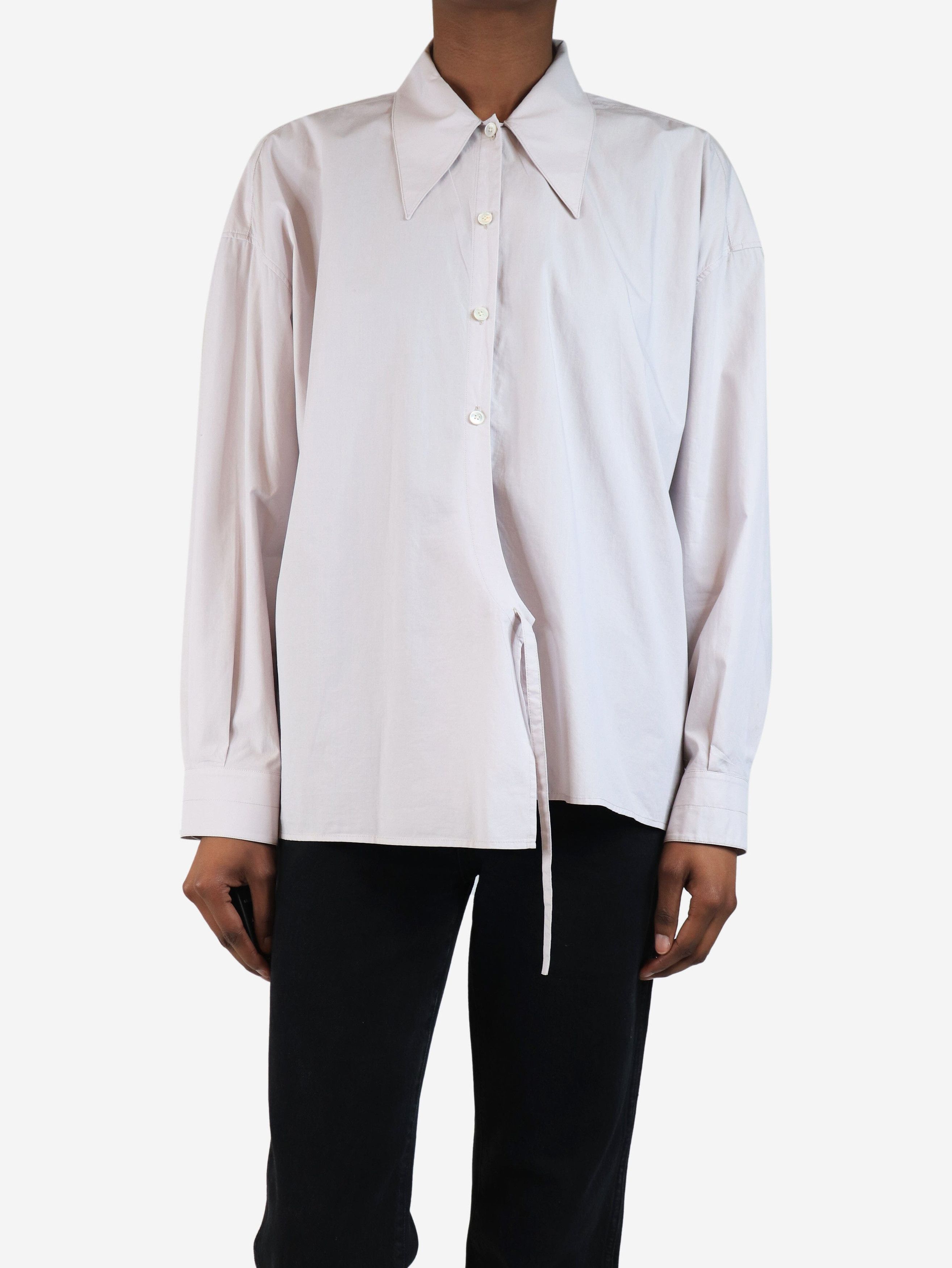 Lemaire Pale lilac twisted shirt - UK 6 Size XS / US 0-2 / IT 36-38 - 1 Thumbnail
