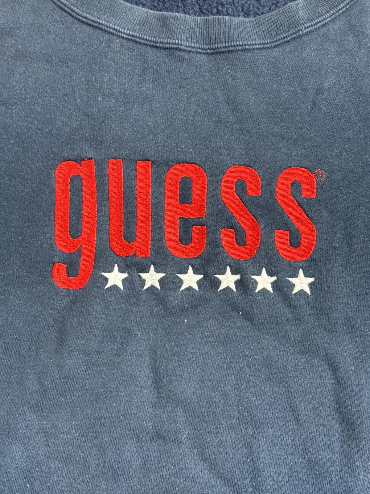 Guess Vintage Guess Jeans Six Stars Crewneck Red White Blue OS Size US M / EU 48-50 / 2 - 4 Thumbnail