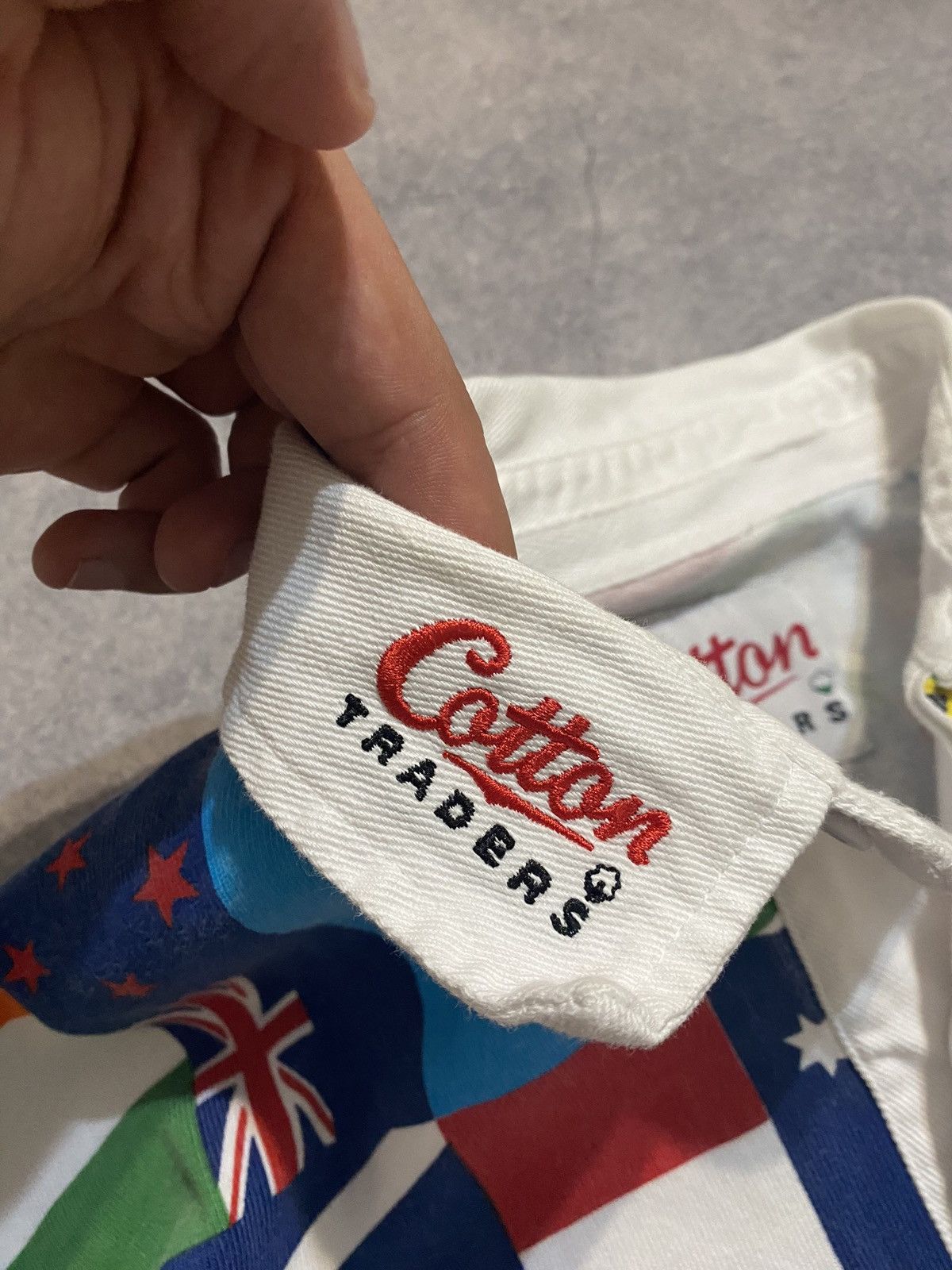 Cotton Traders × Vintage Vintage Cotton Traders Rugby Nations Long Sleeve Size US L / EU 52-54 / 3 - 5 Thumbnail