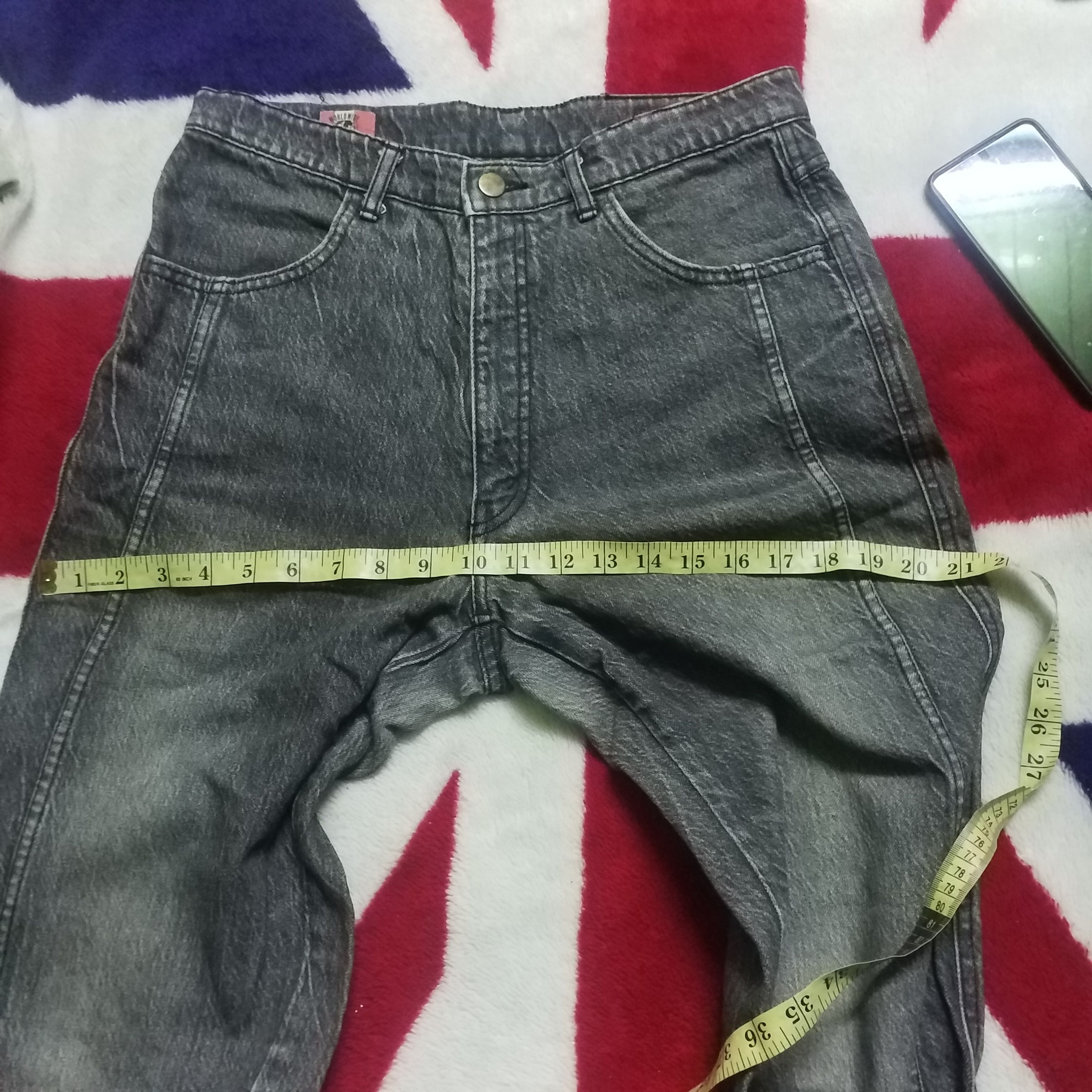 Japanese Brand BOBSON VINTAGE BLACK ASID WASH Size US 30 / EU 46 - 4 Thumbnail
