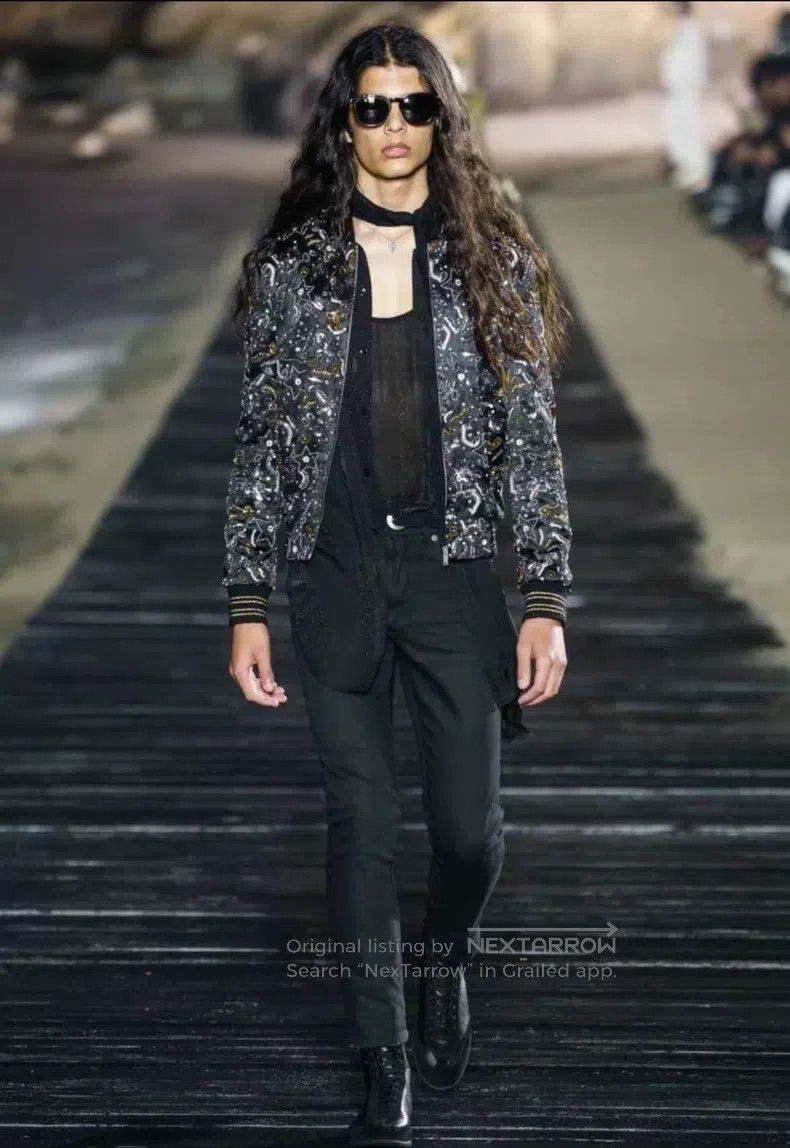 Saint Laurent Paris Saint Laurent Paris size 39 Silk Starry Sky and Galaxy Shi Size US S / EU 44-46 / 1 - 7 Thumbnail