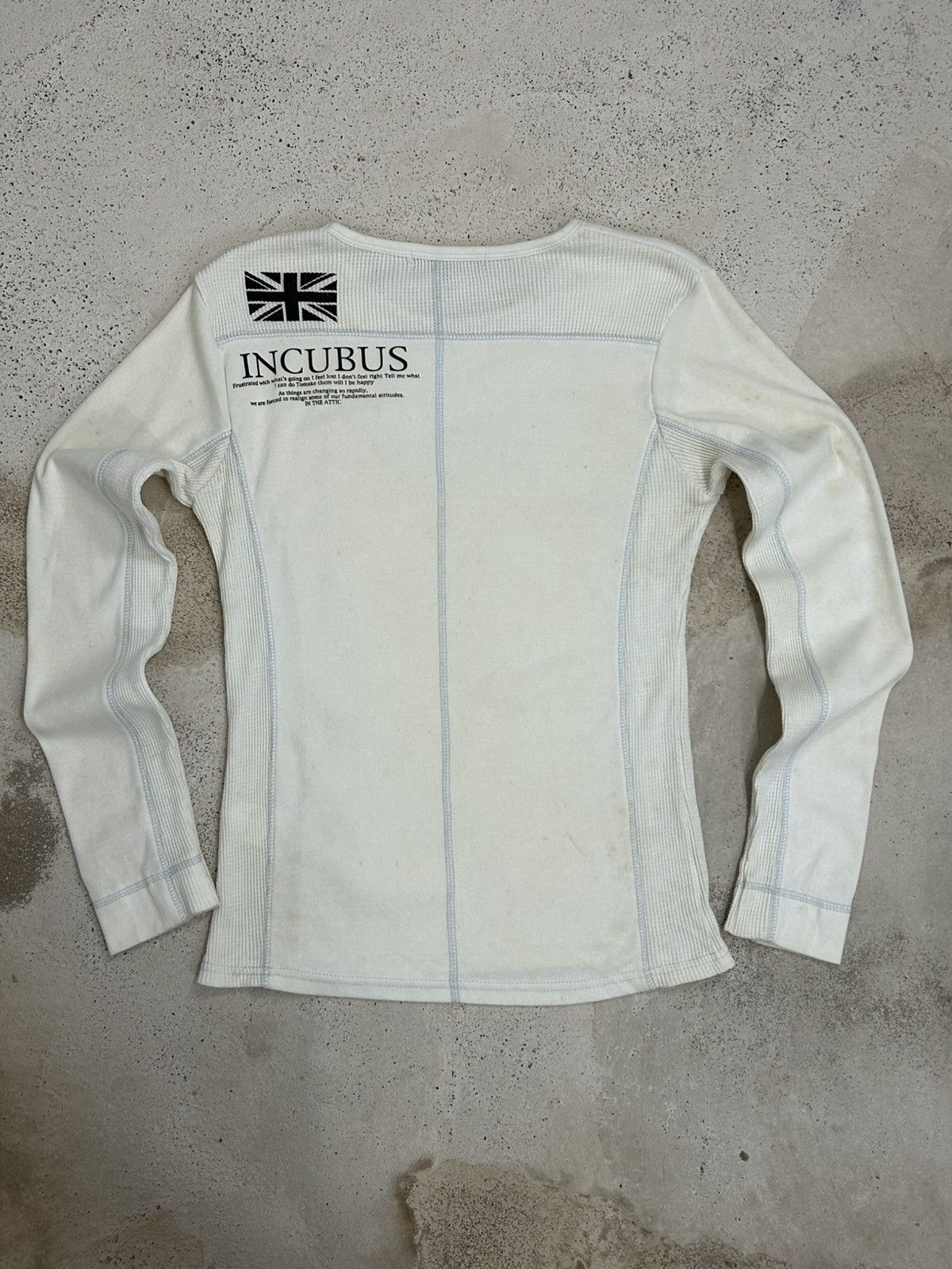 Designer × Japanese Brand Vintage Incubus Long Sleeve – Rock Grunge Aesthetic Size US S / EU 44-46 / 1 - 9 Thumbnail