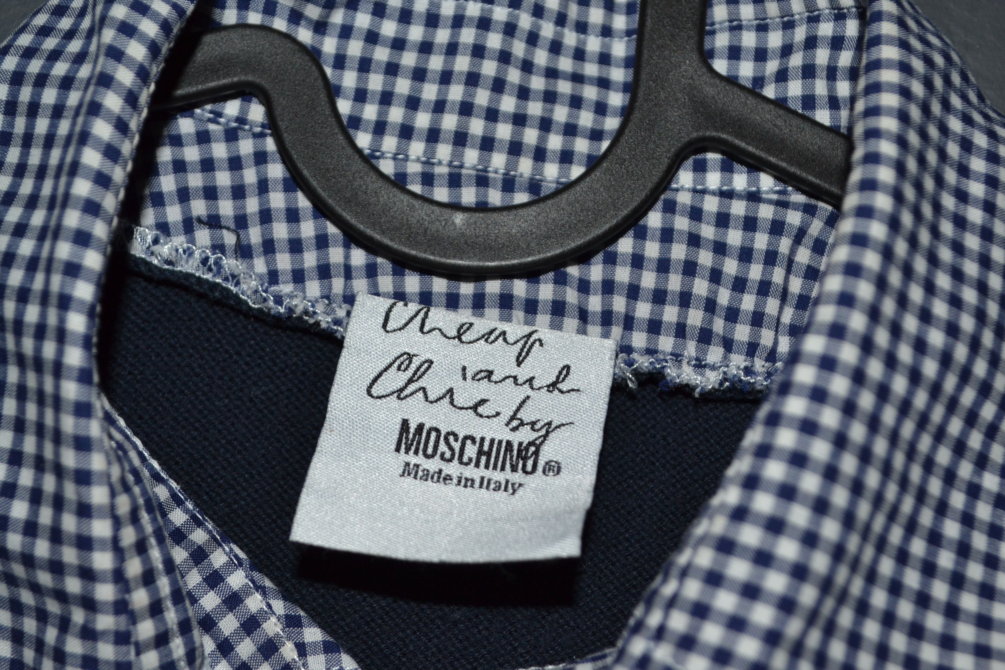 Moschino Moschino Cheap Chich Navy Cardigan With Sewn n Shirt 6 US Size M / US 6-8 / IT 42-44 - 6 Thumbnail