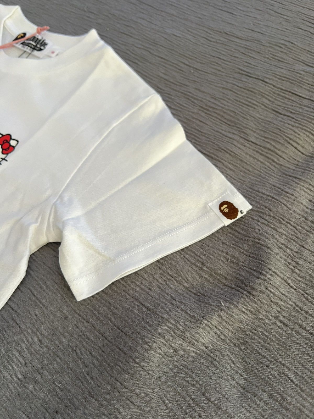 Bape Bape Sanrio Character Hello Kitty College Tee Ladies Small Size US S / EU 44-46 / 1 - 5 Thumbnail