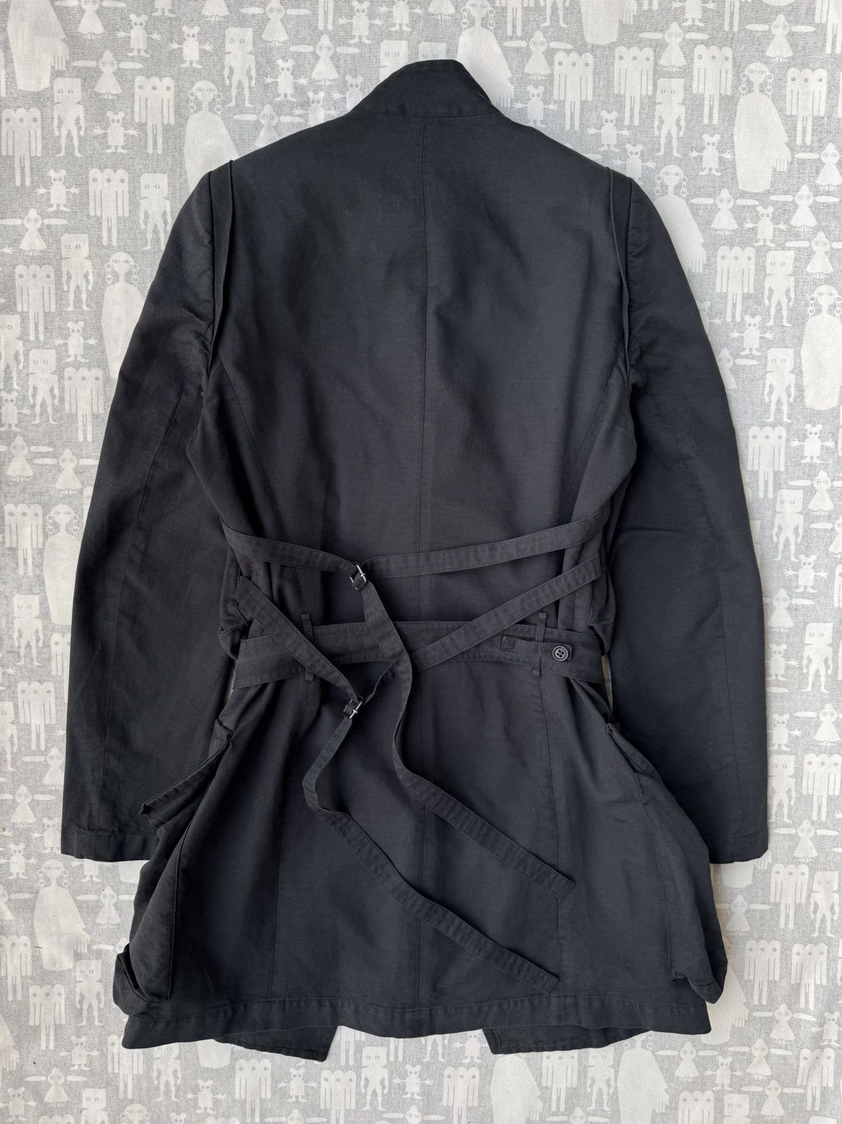 Ann Demeulemeester Ann Demeulemeester SS04 4 Pocket Belted Wrapped Jacket Size US S / EU 44-46 / 1 - 9 Thumbnail