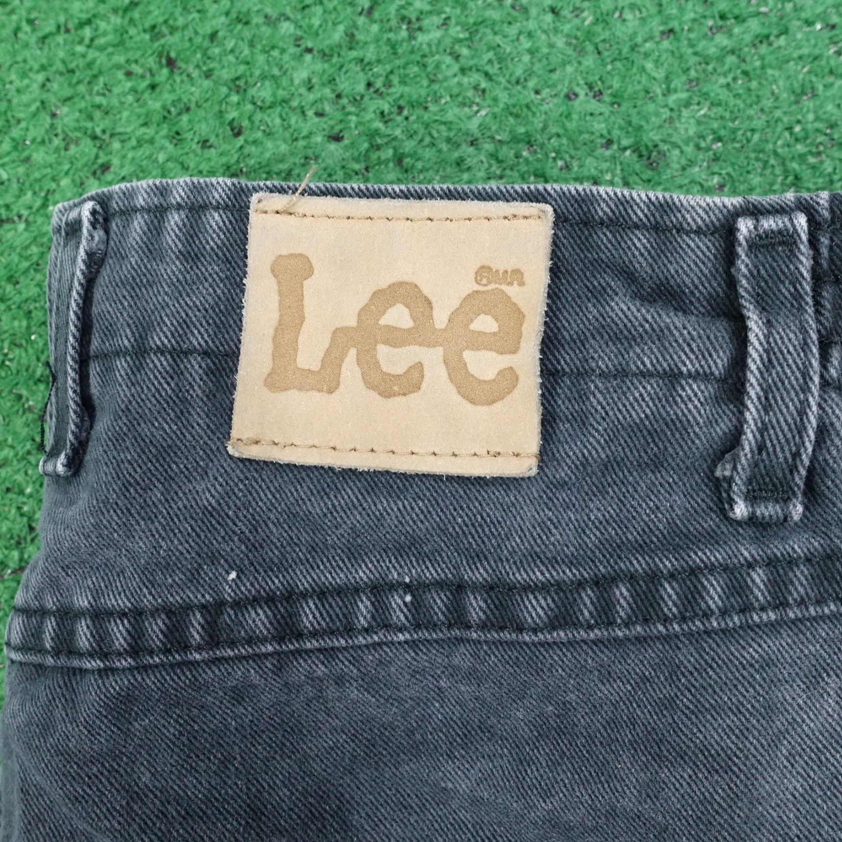 Lee VINTAGE LEE Jeans FADED GREEN DENIM WOMENS SIZE 14 LONG (32X33.5) | Lee | Jeans | Women | 32x33.5 | Green | 14 | Vintage | 90s? Size 36" / US 14 / IT 50 - 2 Thumbnail