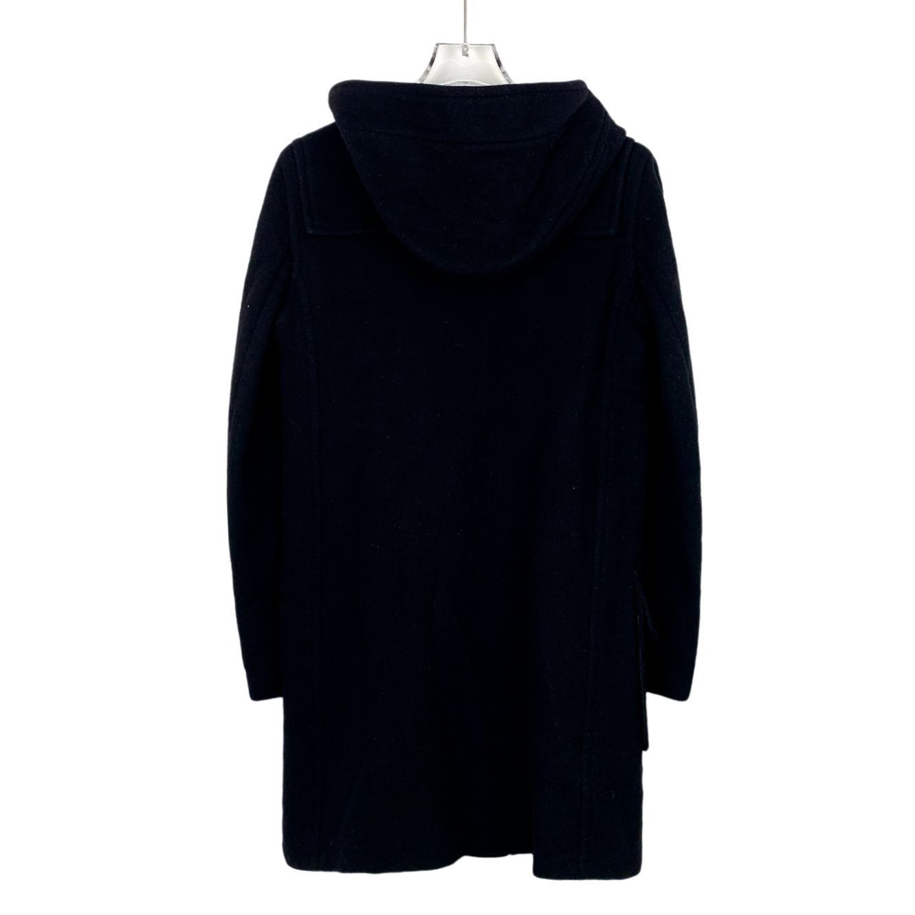 Burberry Burberry Black Wool Hooded Toggle Coat (Size XS) Size XS / US 0-2 / IT 36-38 - 7 Thumbnail