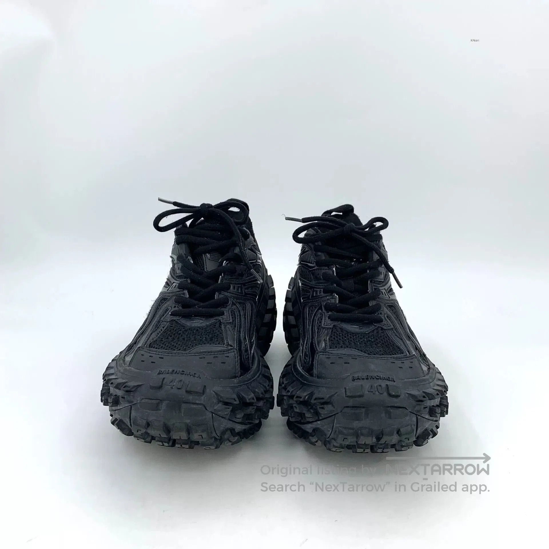 Balenciaga Balenciaga Bouncer Black Vintage Thick Sole Shoes. Size US 8 / EU 41 - 3 Thumbnail