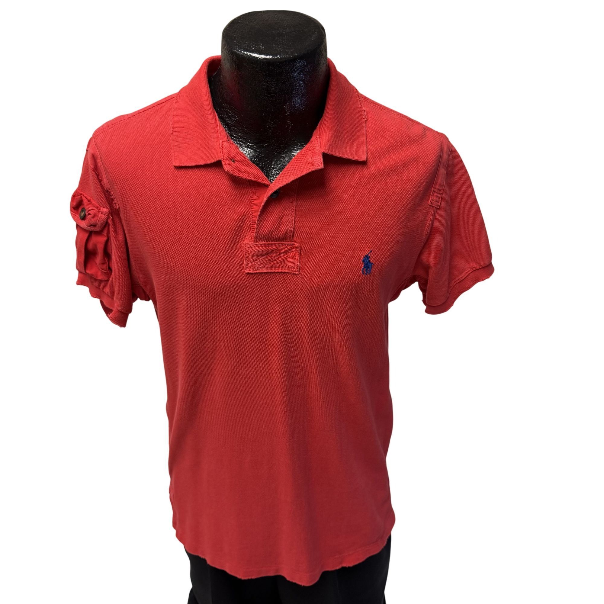 Polo Ralph Lauren Ralph Lauren Vintage Distressed Style Custom Fit Polo Shirt Size US M / EU 48-50 / 2 - 2 Thumbnail