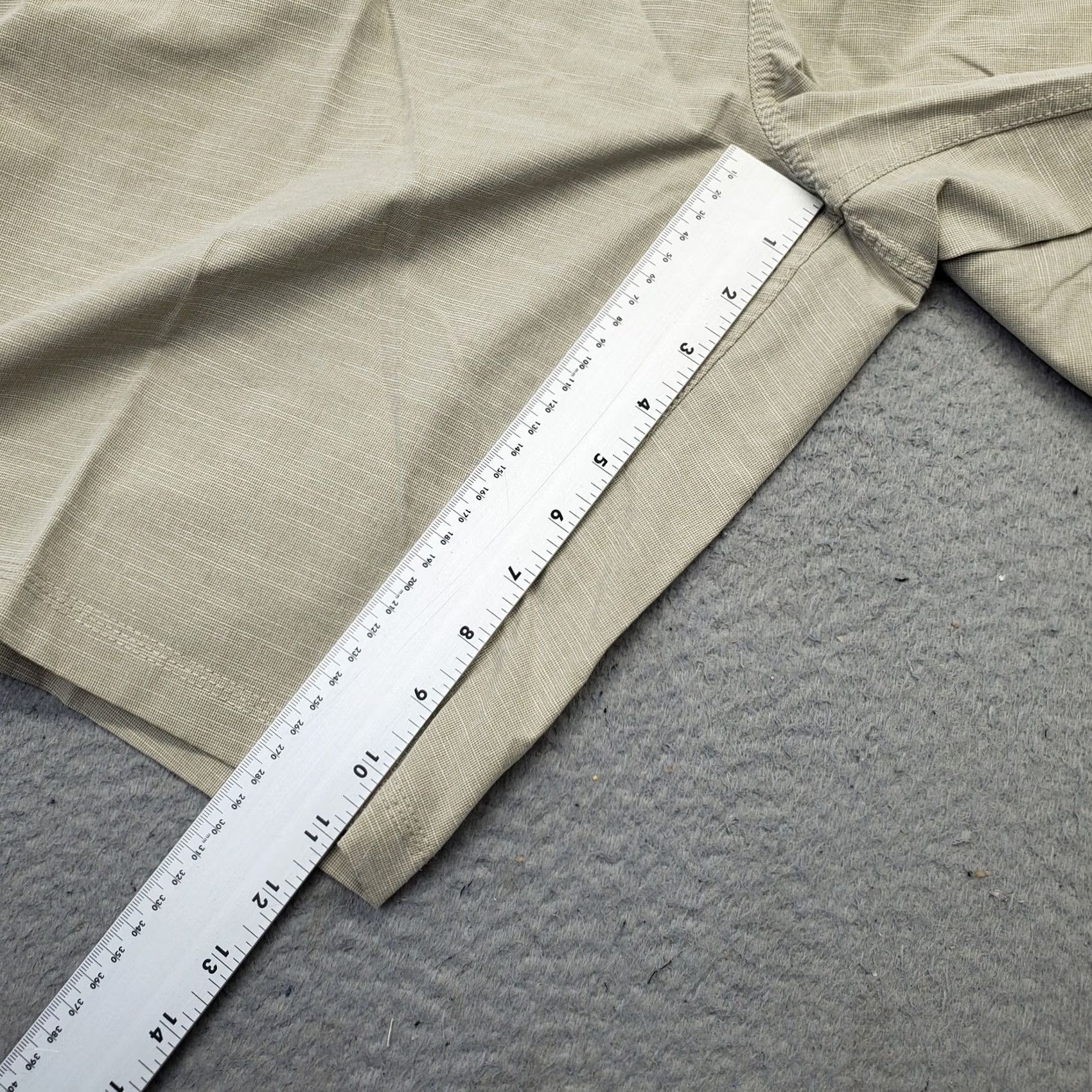 Hang Ten Hang Ten Mens Size 40 Tan 21" Hybrid Board Shorts Stretch Drawstring Pockets Short Bottom Swimswear Size US 40 / EU 56 - 5 Thumbnail