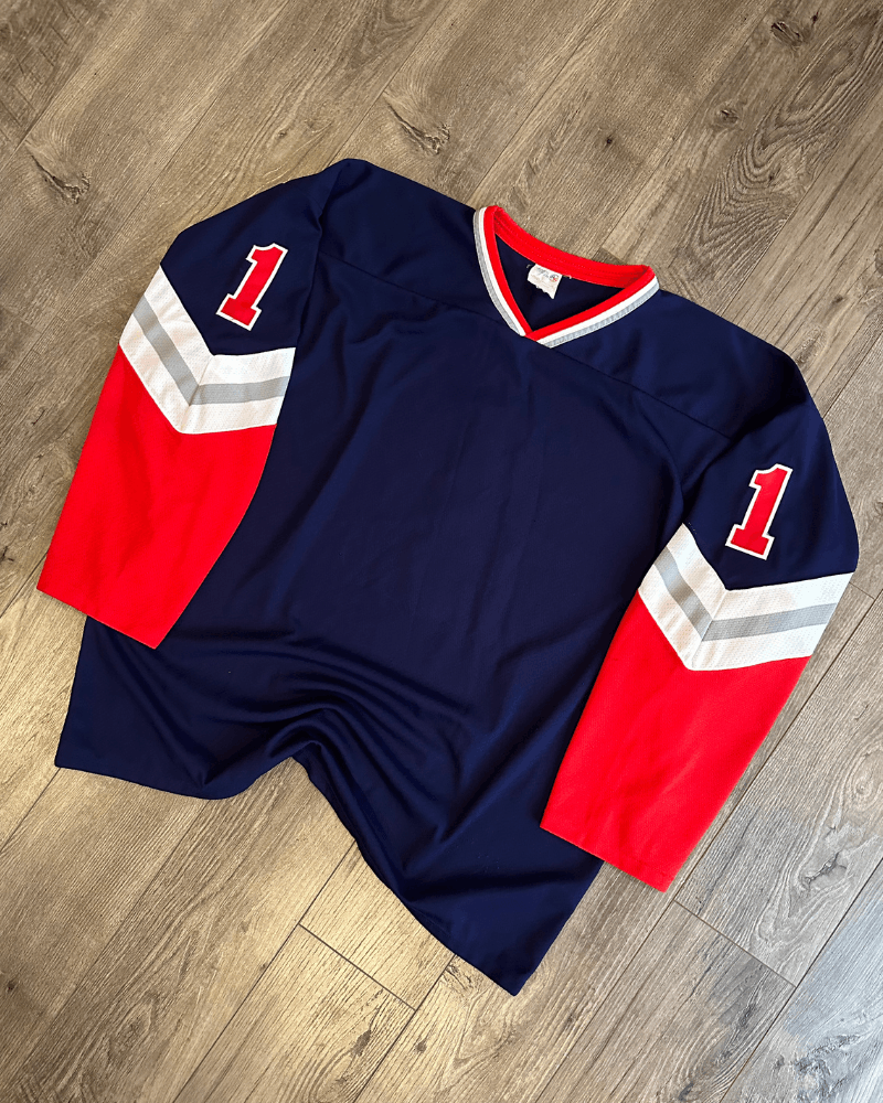 NHL × Vintage Athletic Knit New York Rangers Blank Hockey Jersey - XXL/2XL Size US XXL / EU 58 / 5 - 1 Thumbnail