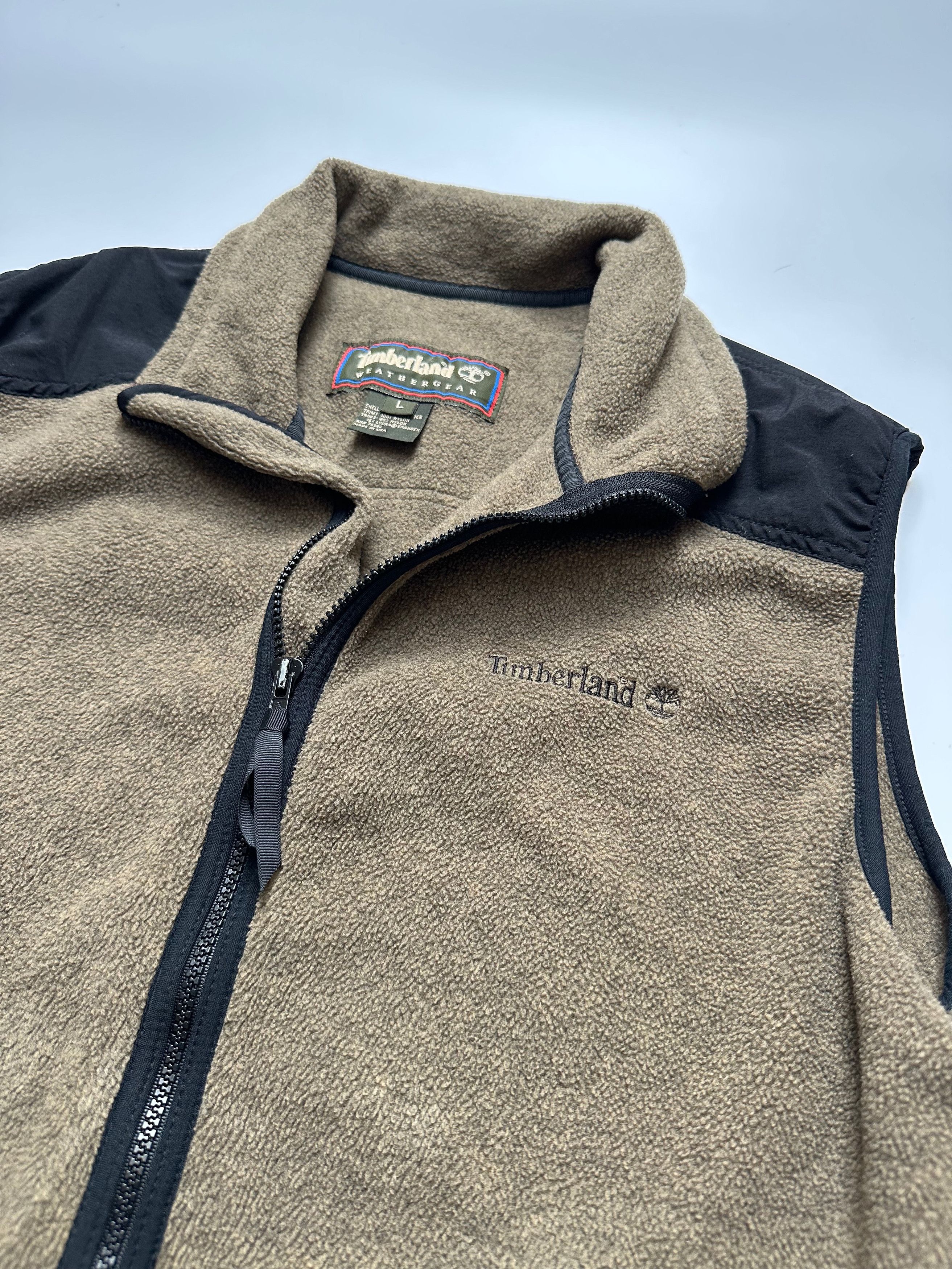Timberland Timberland Fleece olive jacket made in USA Size US L / EU 52-54 / 3 - 3 Thumbnail