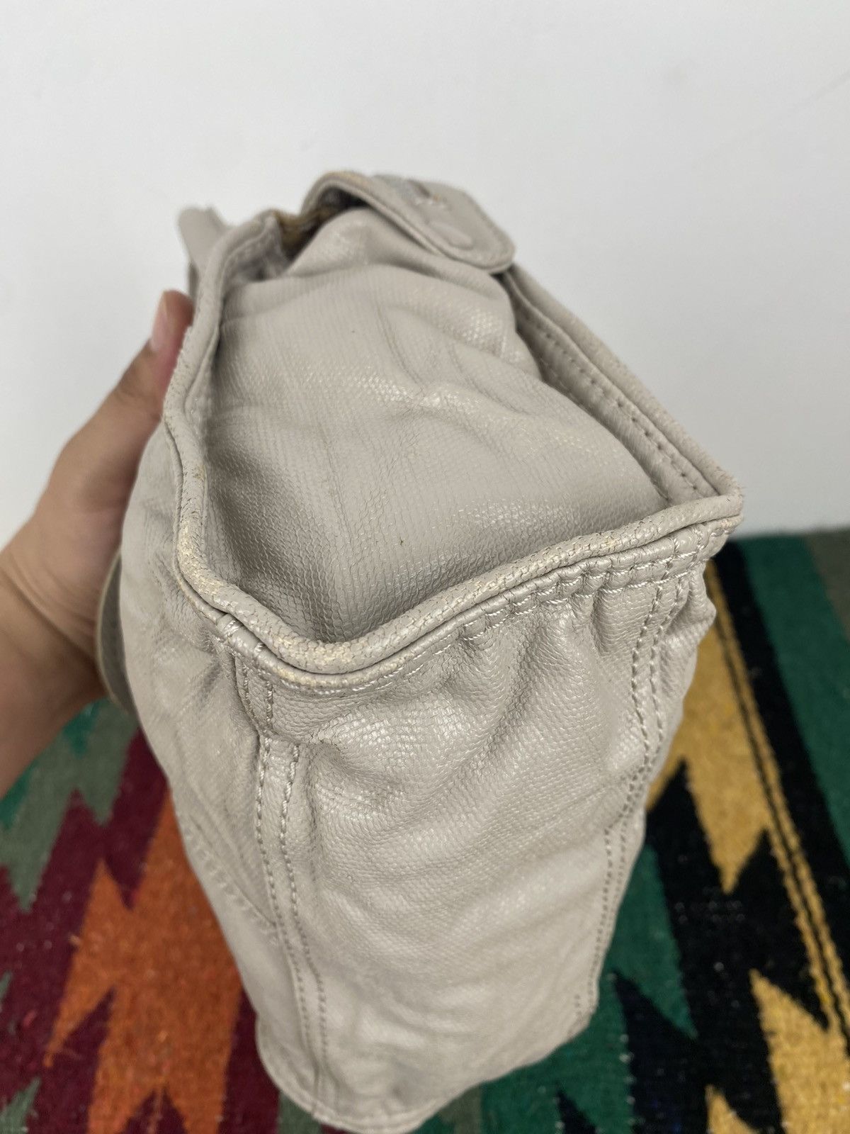 Diesel Y2K 2000's Diesel Genuine Leather Handle Bag Size ONE SIZE - 10 Thumbnail