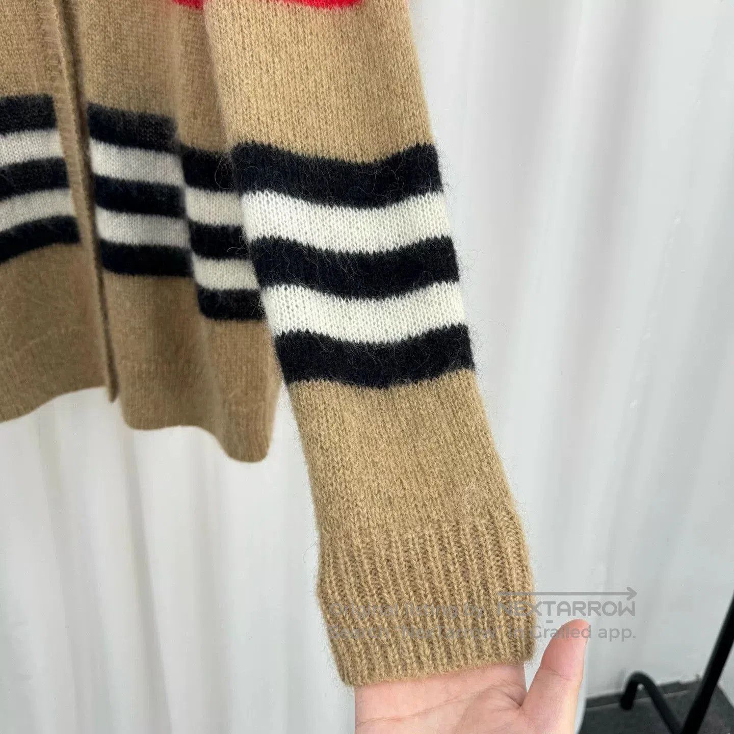 Burberry Burberry Mohair Classic Check Cardigan. Size US S / EU 44-46 / 1 - 4 Thumbnail