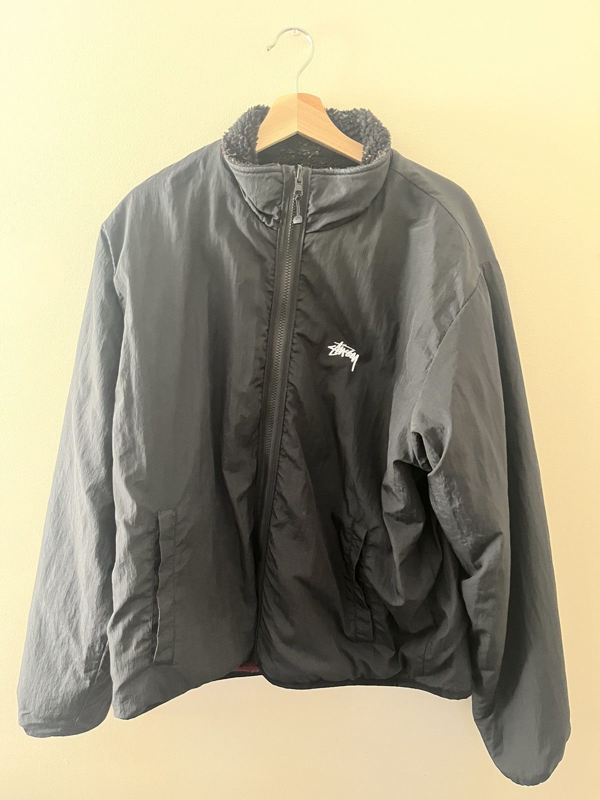 Stussy stussy reversible sherpa jacket - size large Size US L / EU 52-54 / 3 - 2 Thumbnail