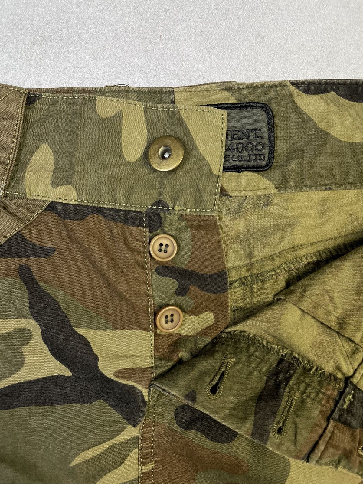 GOA 2000s Moussy Cargo Camo Micro Skirt Size 27" / US 4 / IT 40 - 4 Thumbnail