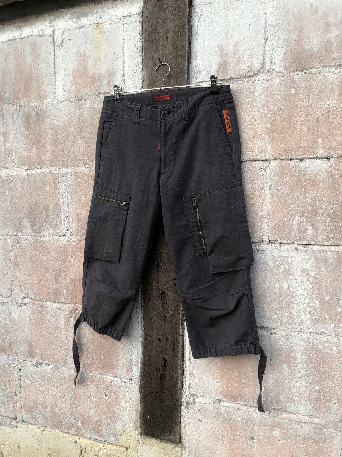 20471120 × Homme + Femme La 291295 Homme Drawstring Short Cargo Pants Size US 31 - 3 Thumbnail