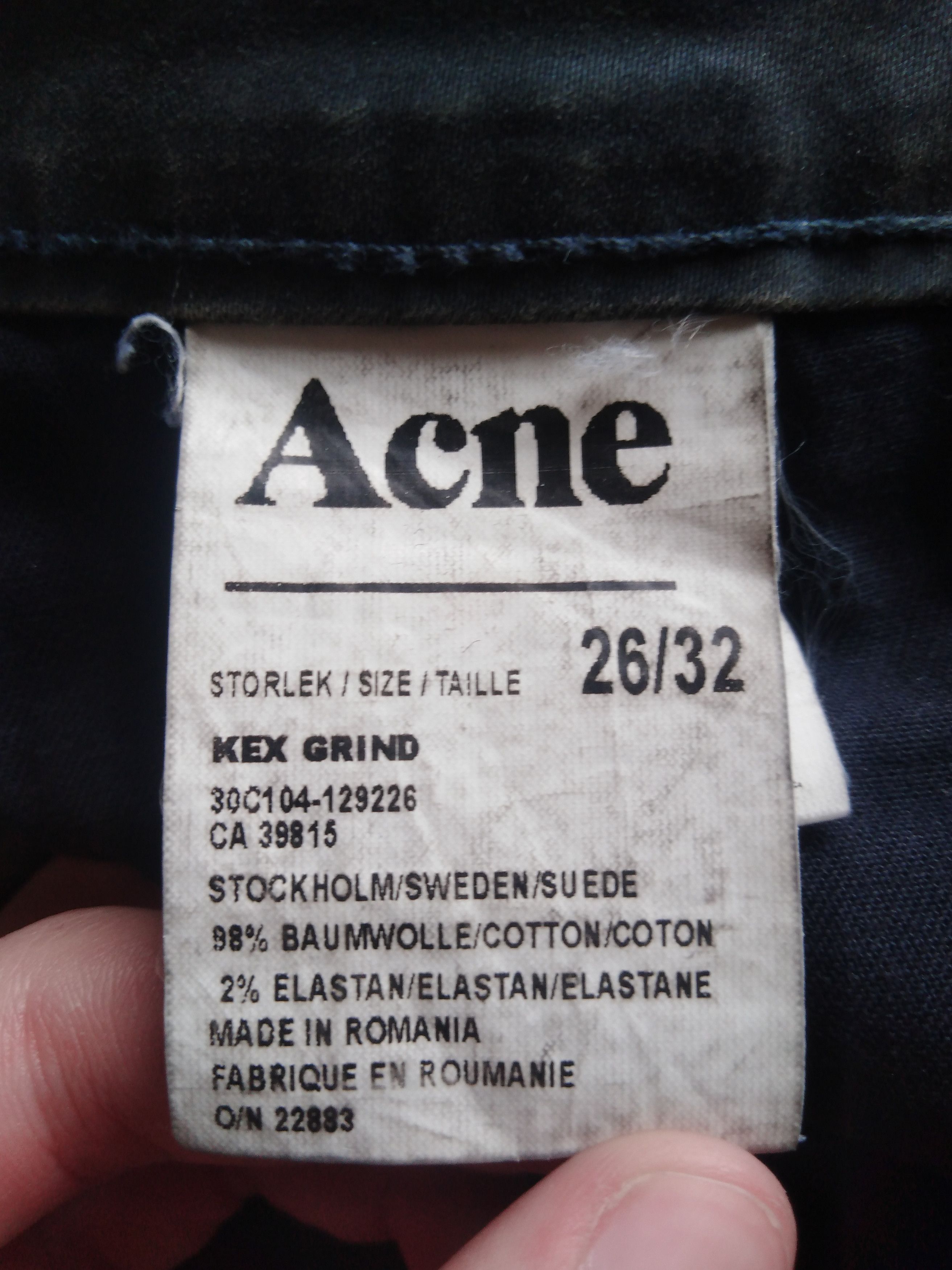Acne Studios Size 26 Acne Kex Grind Faded Black Jeans Size US 26 / EU 42 - 6 Thumbnail