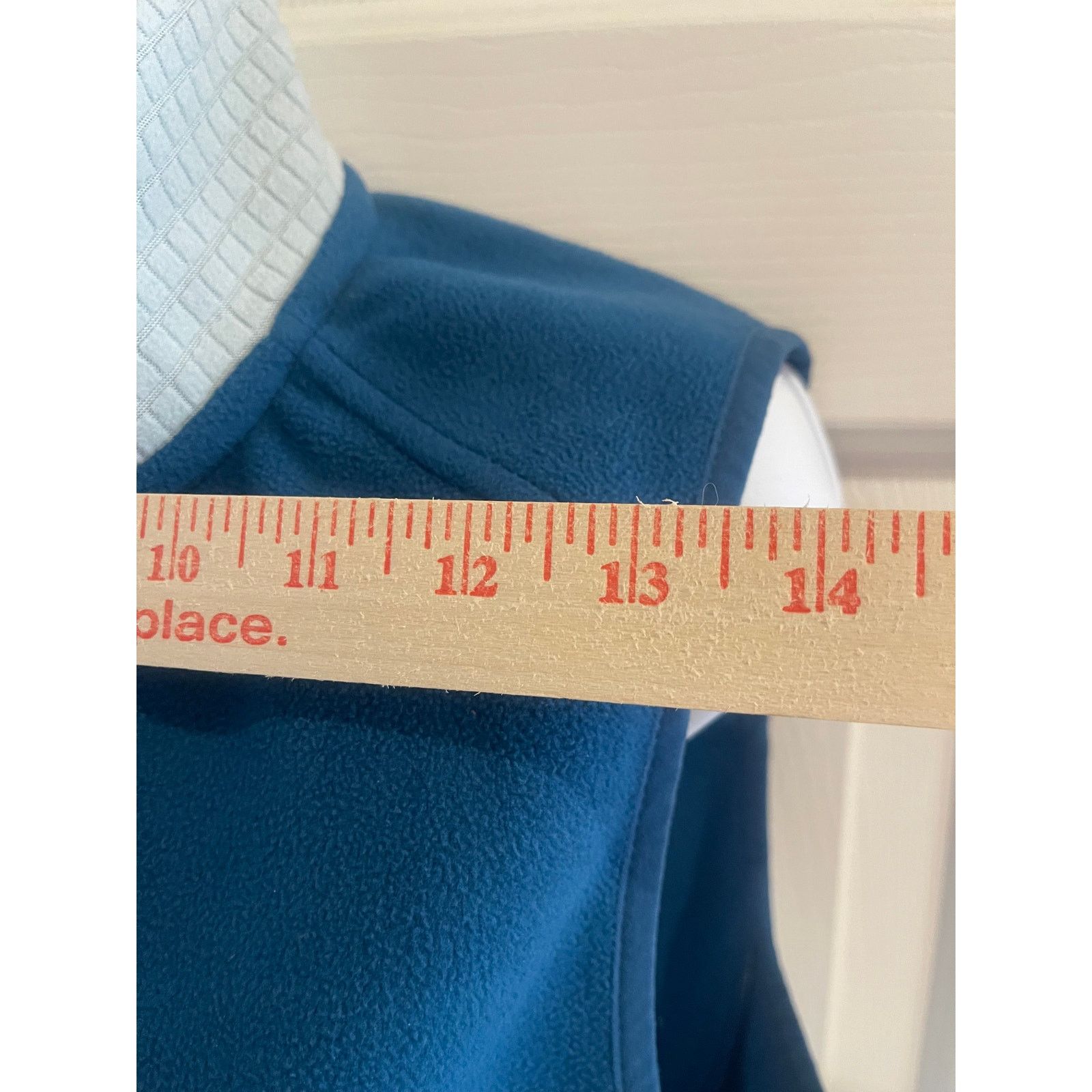 Lands' End Lands’ End Fleece Vest Blue Zip Lightweight Casual Layer Size S / US 4 / IT 40 - 3 Thumbnail