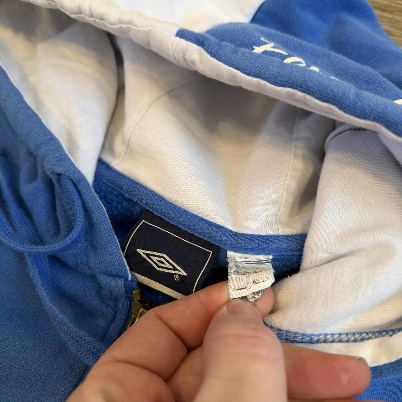 Vintage Umbro Italy Italian zip up hoodie 00s XL