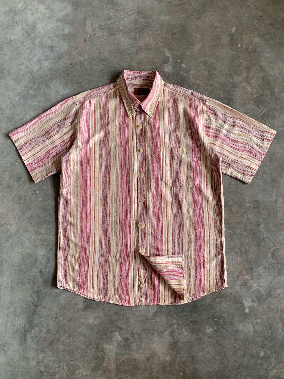 Missoni Missoni Vintage Abstract Short Sleeve Button up shirt Size US M / EU 48-50 / 2 - 2 Thumbnail