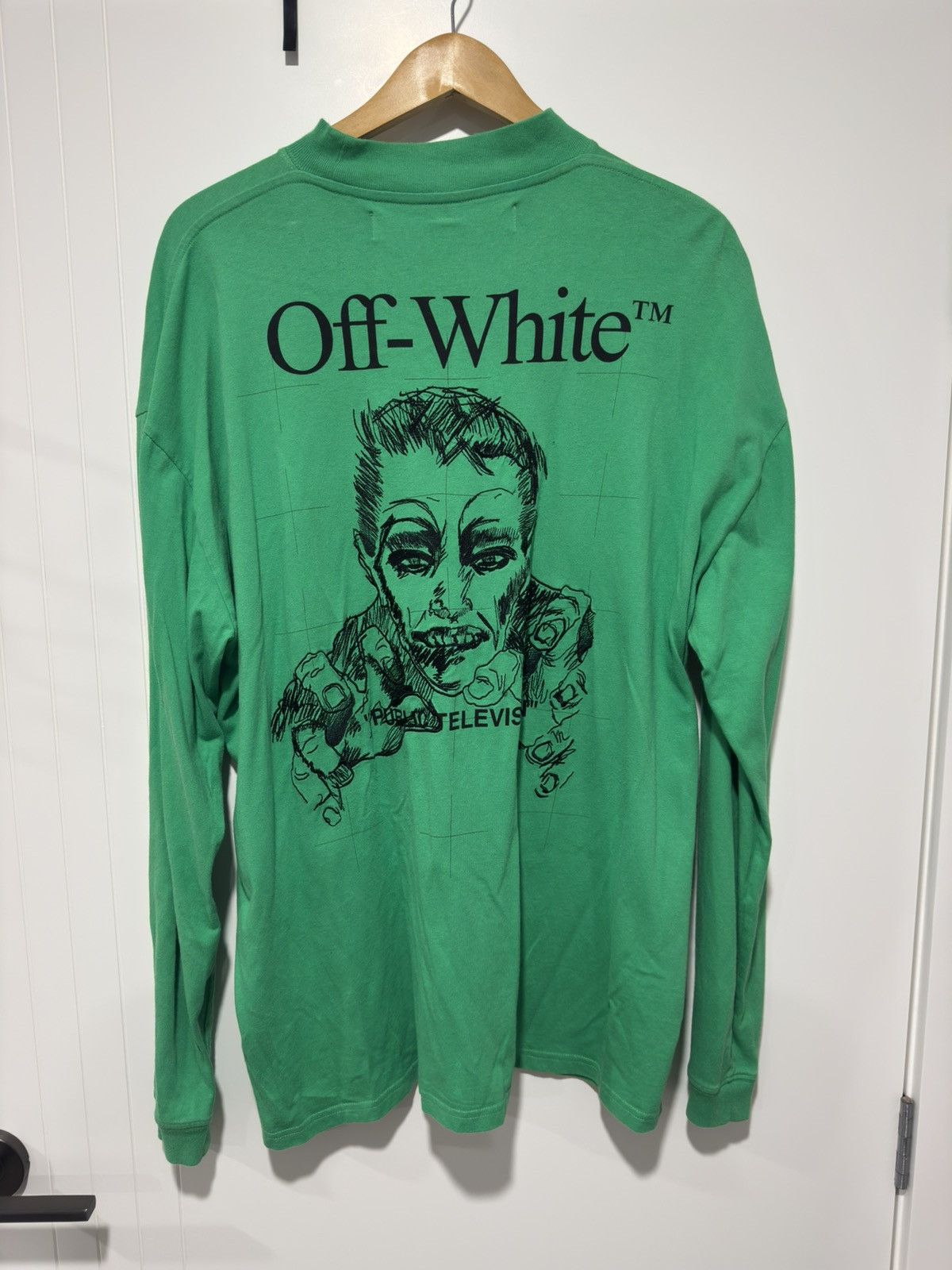 Off-White OFF-WHITE PUBLIC TELEVISION LONG SLEEVE Size US M / EU 48-50 / 2 - 4 Thumbnail