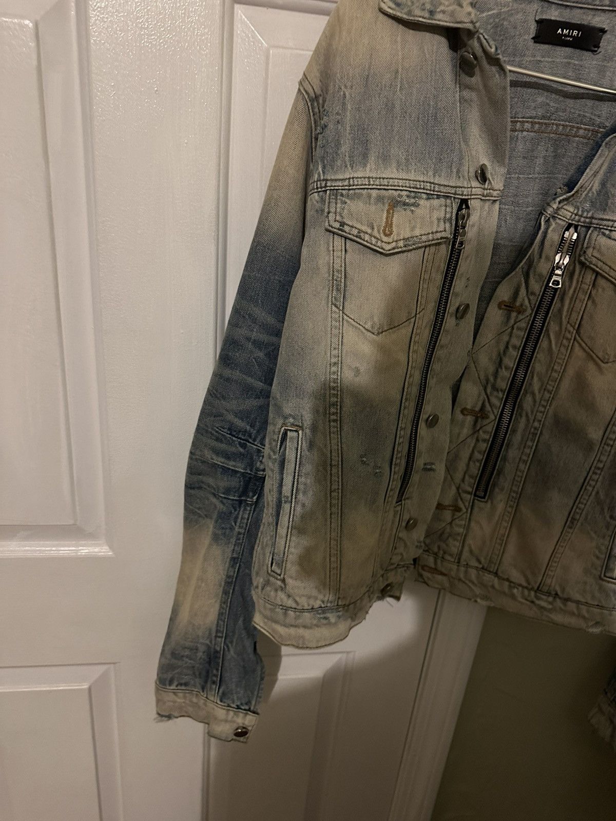 Amiri AMIRI JEAN JACKET Size US XL / EU 56 / 4 - 4 Thumbnail