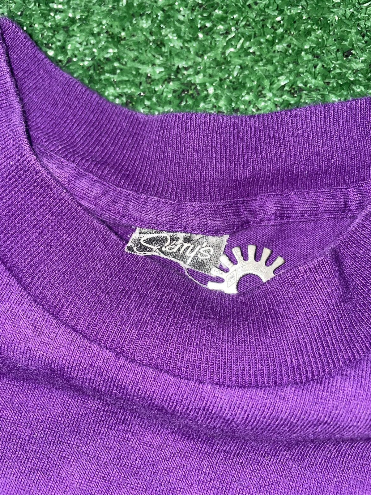 Fruit Of The Loom 90s AOP Purple Fort Lauderdale Single Stitch T-Shirt Size US XL / EU 56 / 4 - 3 Thumbnail