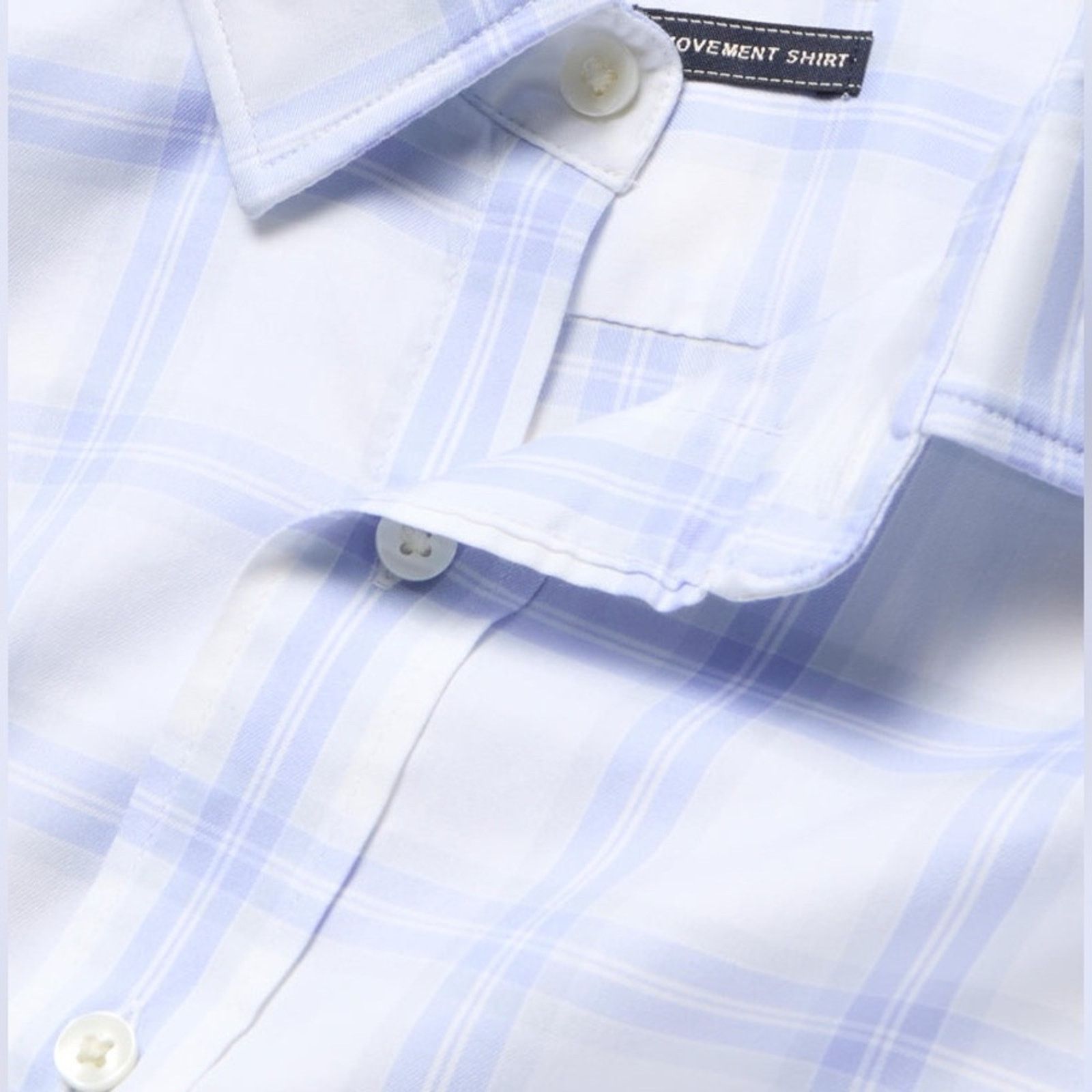 Faherty FAHERTY $158 Movement Shirt - Iris River Plaid. XXL EUC Size US XXL / EU 58 / 5 - 10 Thumbnail