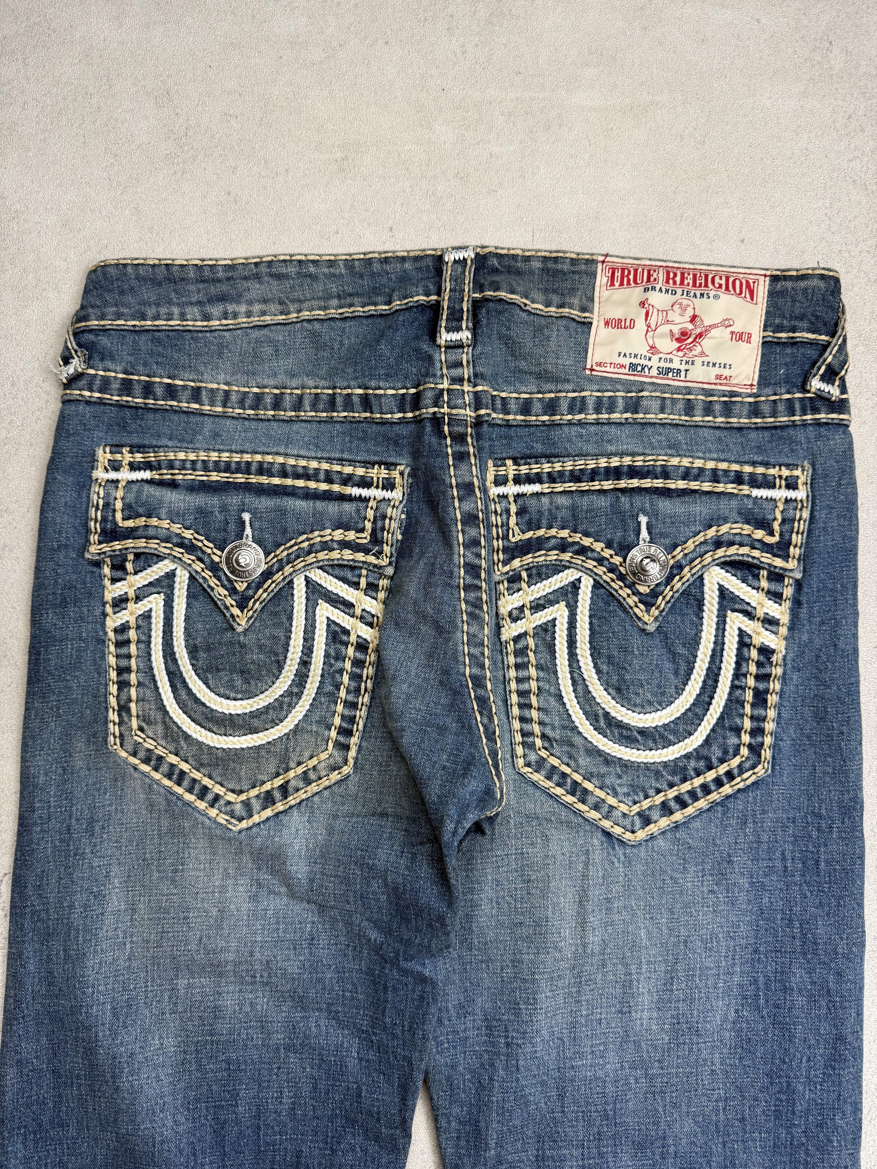 True Religion True Religion Y2K Ricky Super T Denim Pants Size US 34 / EU 50 - 5 Thumbnail