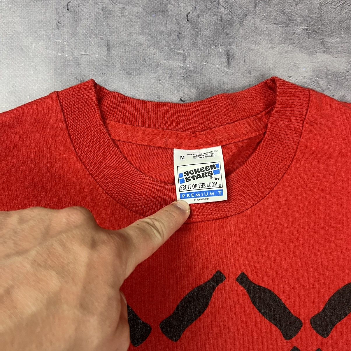 Coca Cola Rare! Coca Cola Euro 1996 Vintage Screen Stars Tee 90s Size US M / EU 48-50 / 2 - 6 Thumbnail