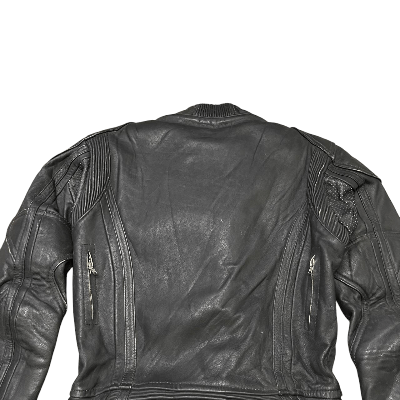 Leather Vintage 90's Giulio Leather Jumpsuit Racing Coveralls Size US 28 / EU 44 - 13 Thumbnail