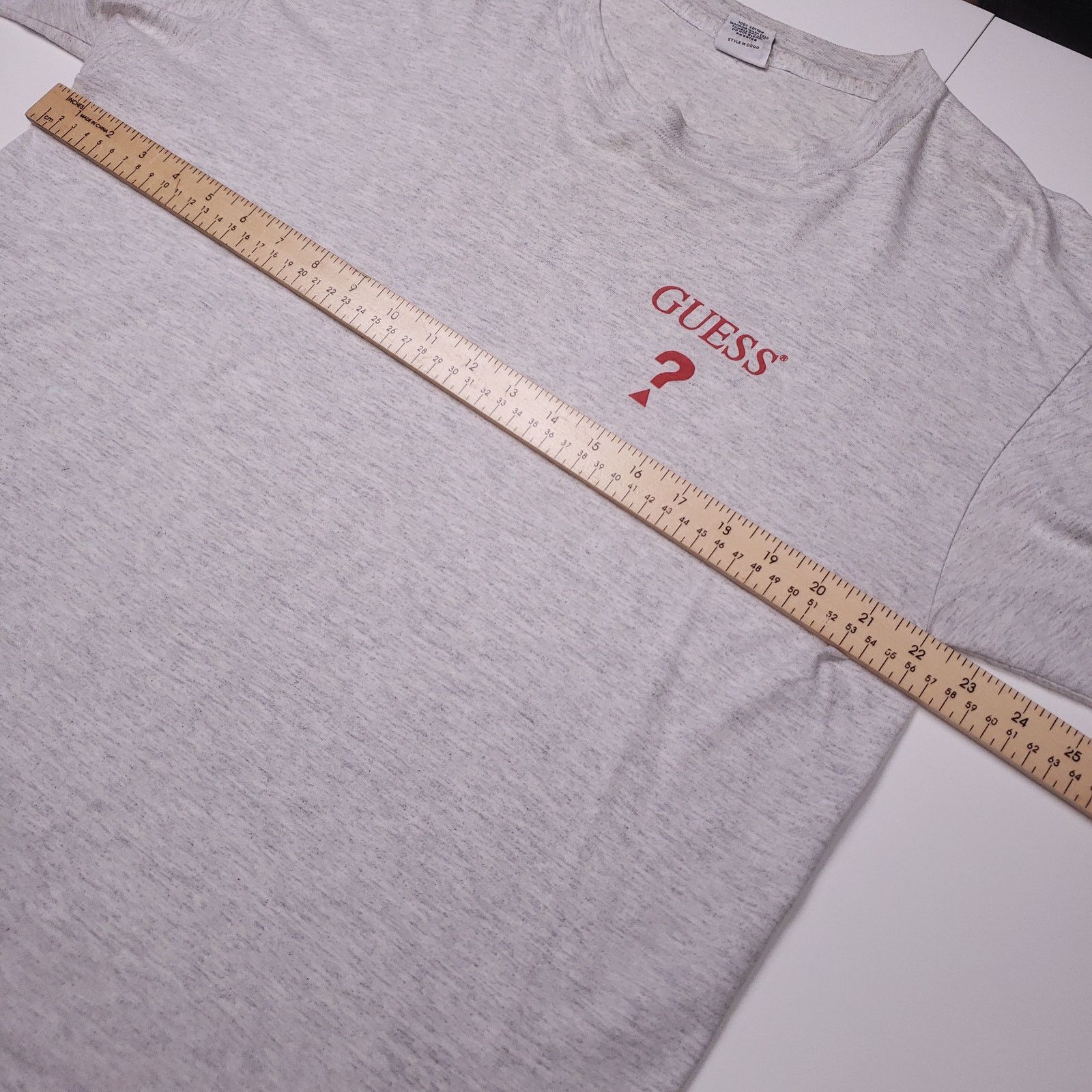 Guess Rare 80s Guess by George Marciano Back Spellout T Shirt XL Size US XL / EU 56 / 4 - 8 Thumbnail