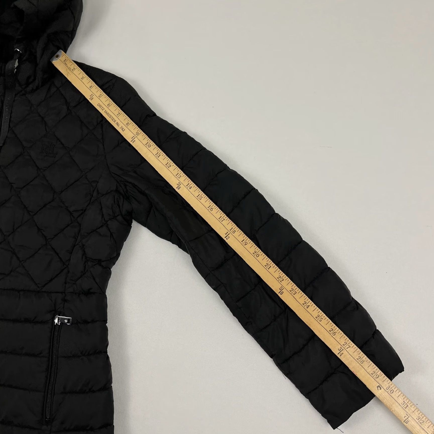 Ralph Lauren Lauren Ralph Lauren Jacket Womens M / L Black Quilted Puffer Hooded Winter Coat Size L / US 10 / IT 46 - 6 Thumbnail