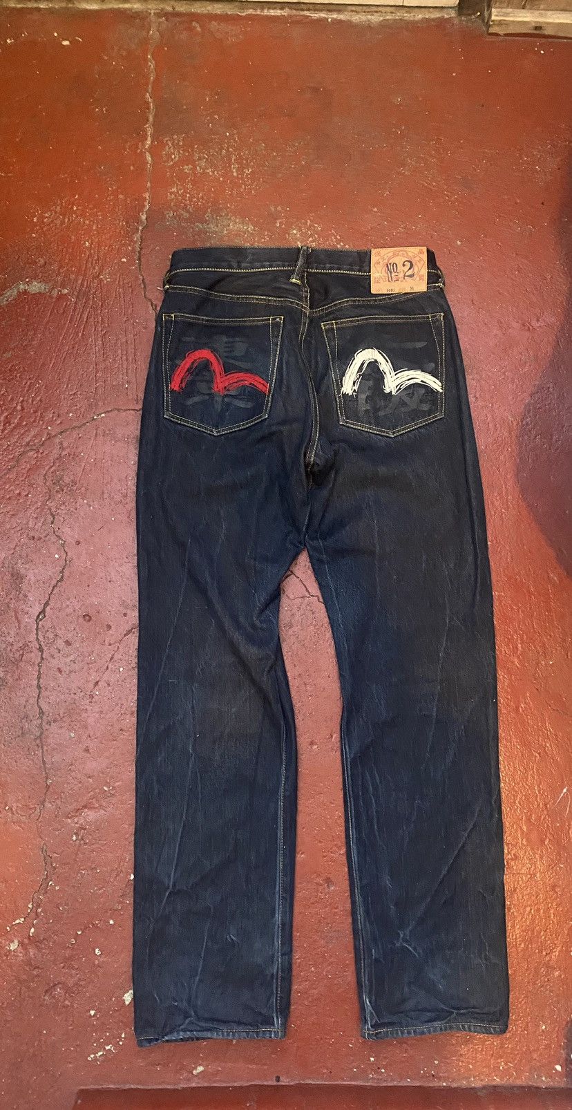 Image of Evisu Jeans in Navy, Men's (Size 31)