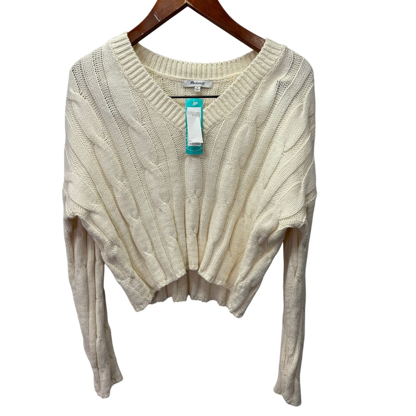 Madewell Madewell Women's Oversized Sweater Chunky sz M NEW #G728 Size M / US 6-8 / IT 42-44 - 1 Thumbnail