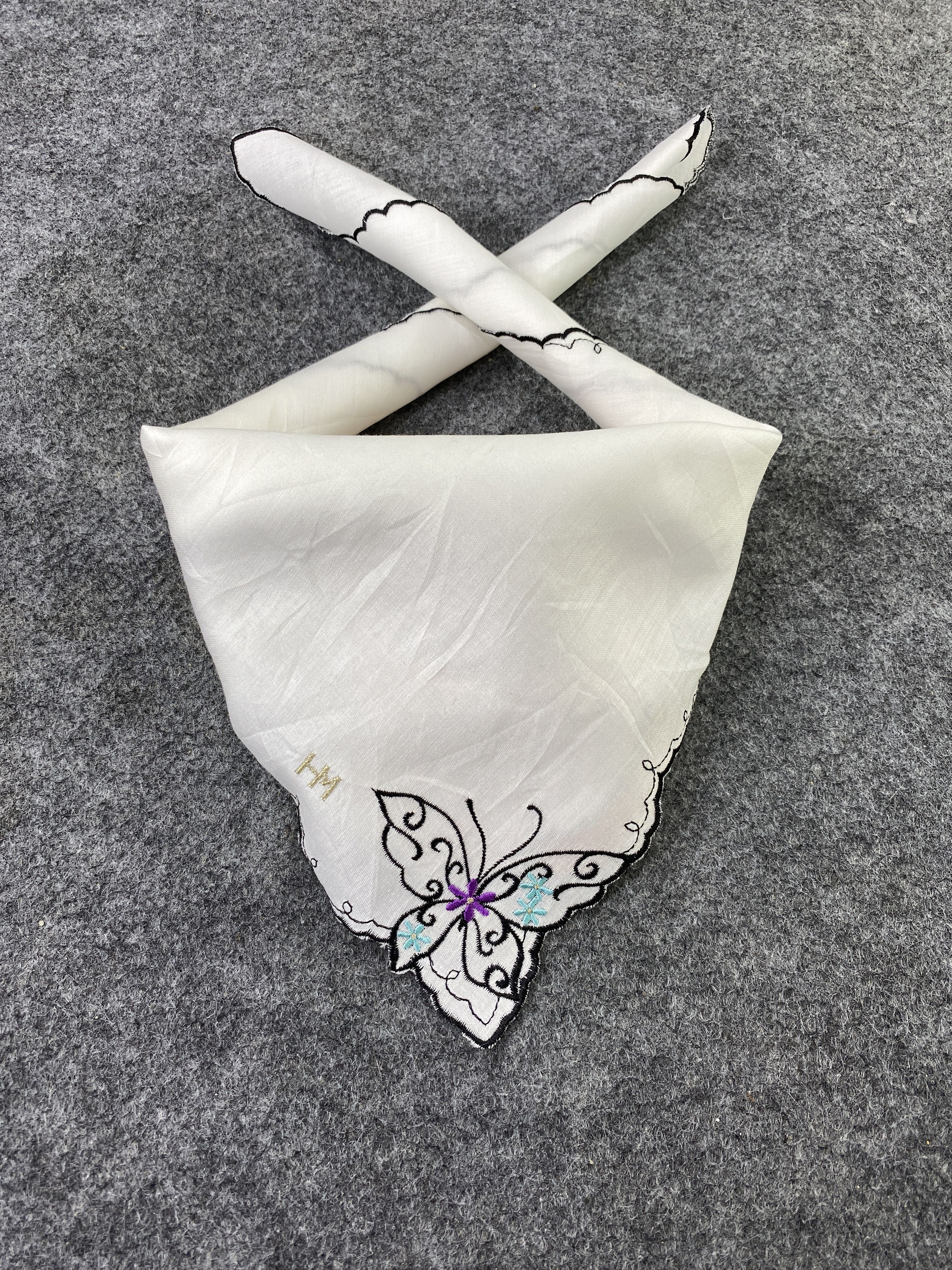 Hanae Mori Hanae Mori Bandana / Handkerchief / Neckerchief-B341 Size ONE SIZE - 2 Thumbnail