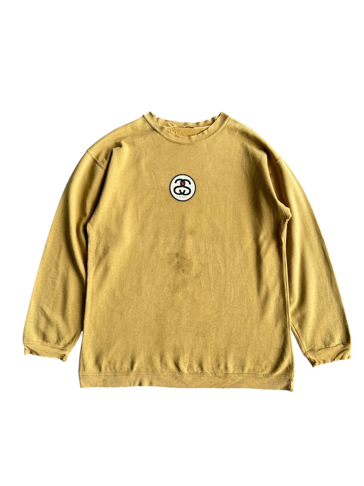 Stussy Vintage Stussy Trashed 80s OG Logo Crewneck Size US L / EU 52-54 / 3 - 1 Thumbnail