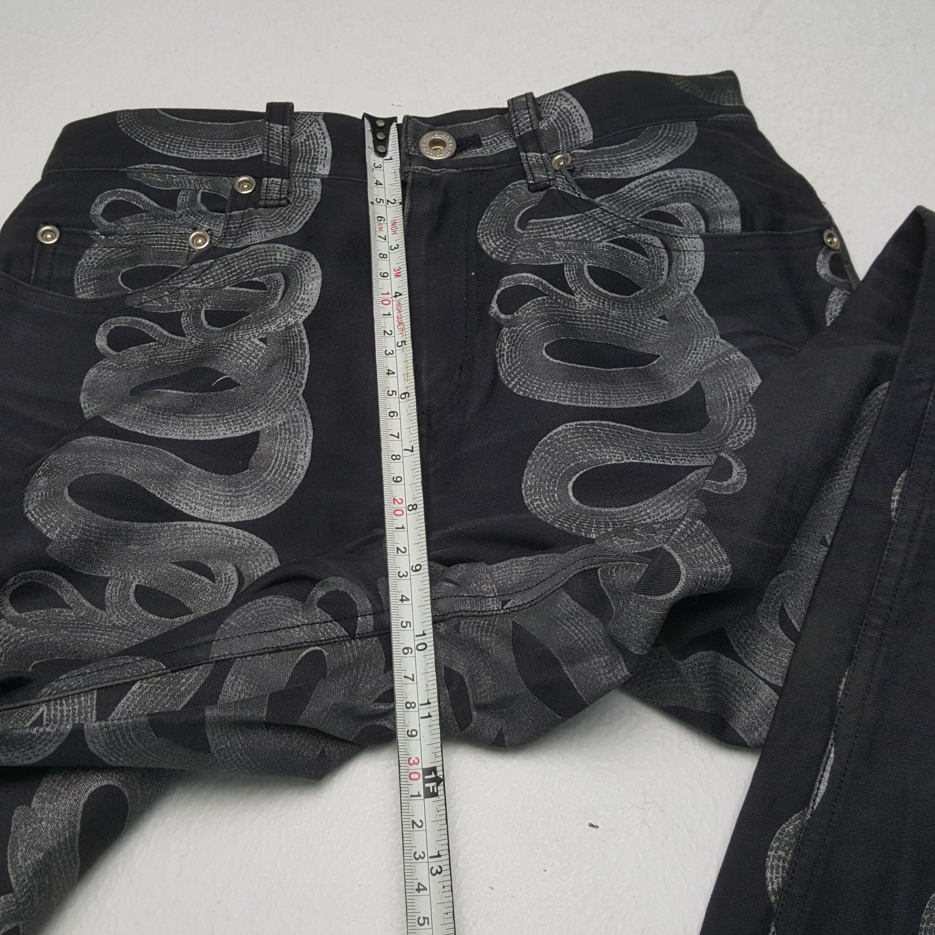 Hysteric Glamour HYSTERIC GLAMOUR Fashion Style Snake Art Pants Size 25" / US 0 / IT 36 - 8 Thumbnail