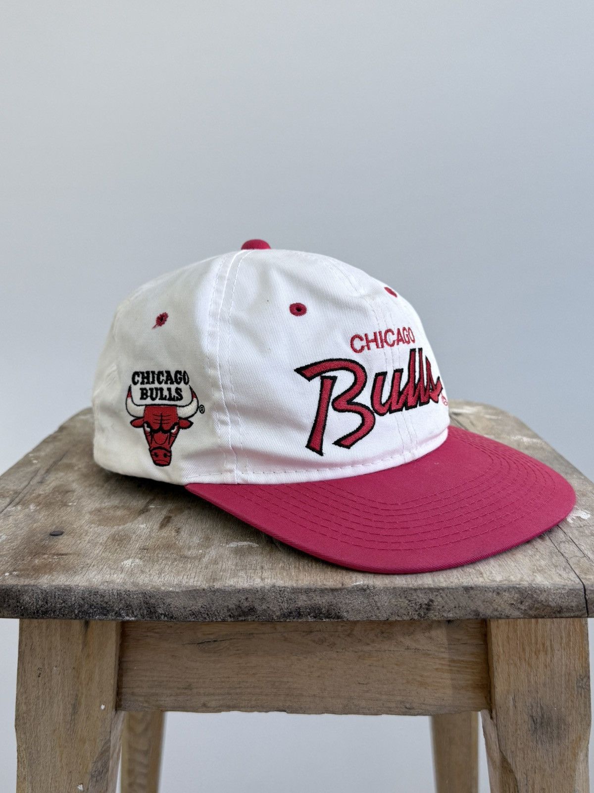 NBA Vintage 90s Chicago Bulls NBA Snapback Cap Hat Size ONE SIZE - 1 Thumbnail