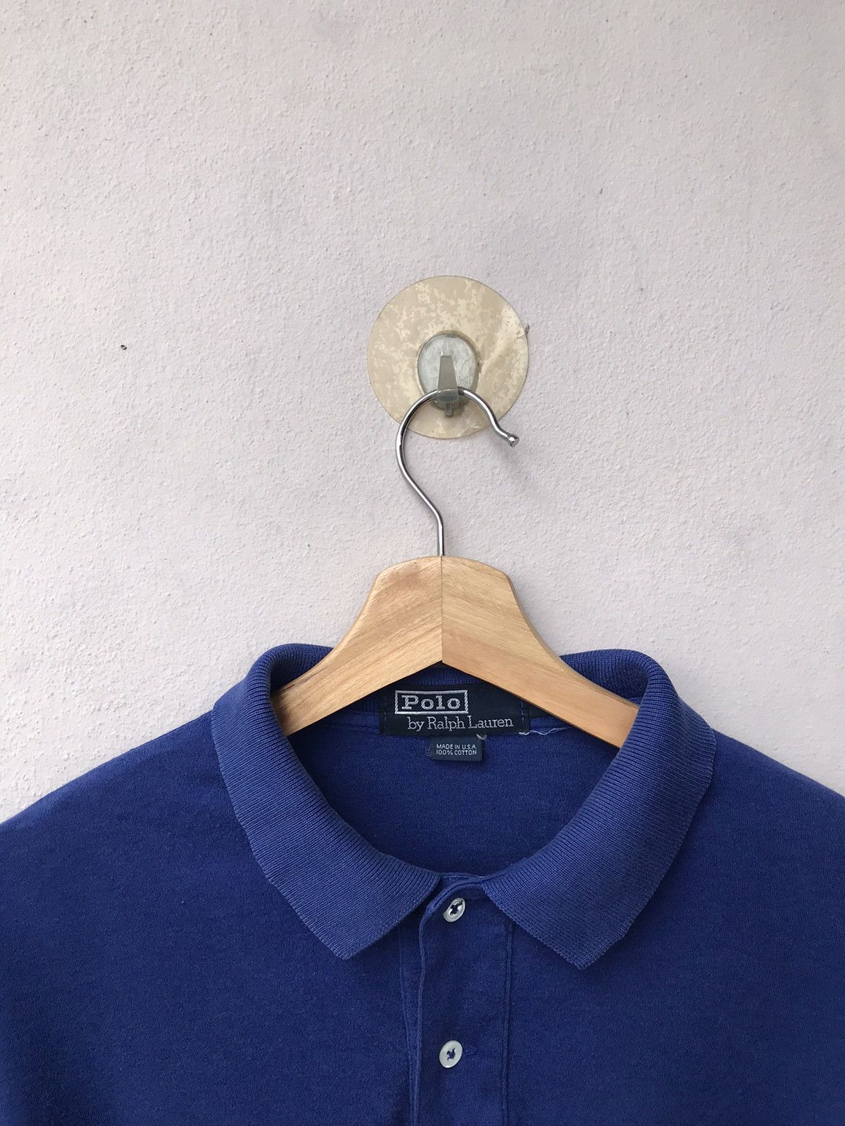 Polo Ralph Lauren Vintage 1992 Polo Ralph Lauren Collar Tee Size US XL / EU 56 / 4 - 2 Thumbnail