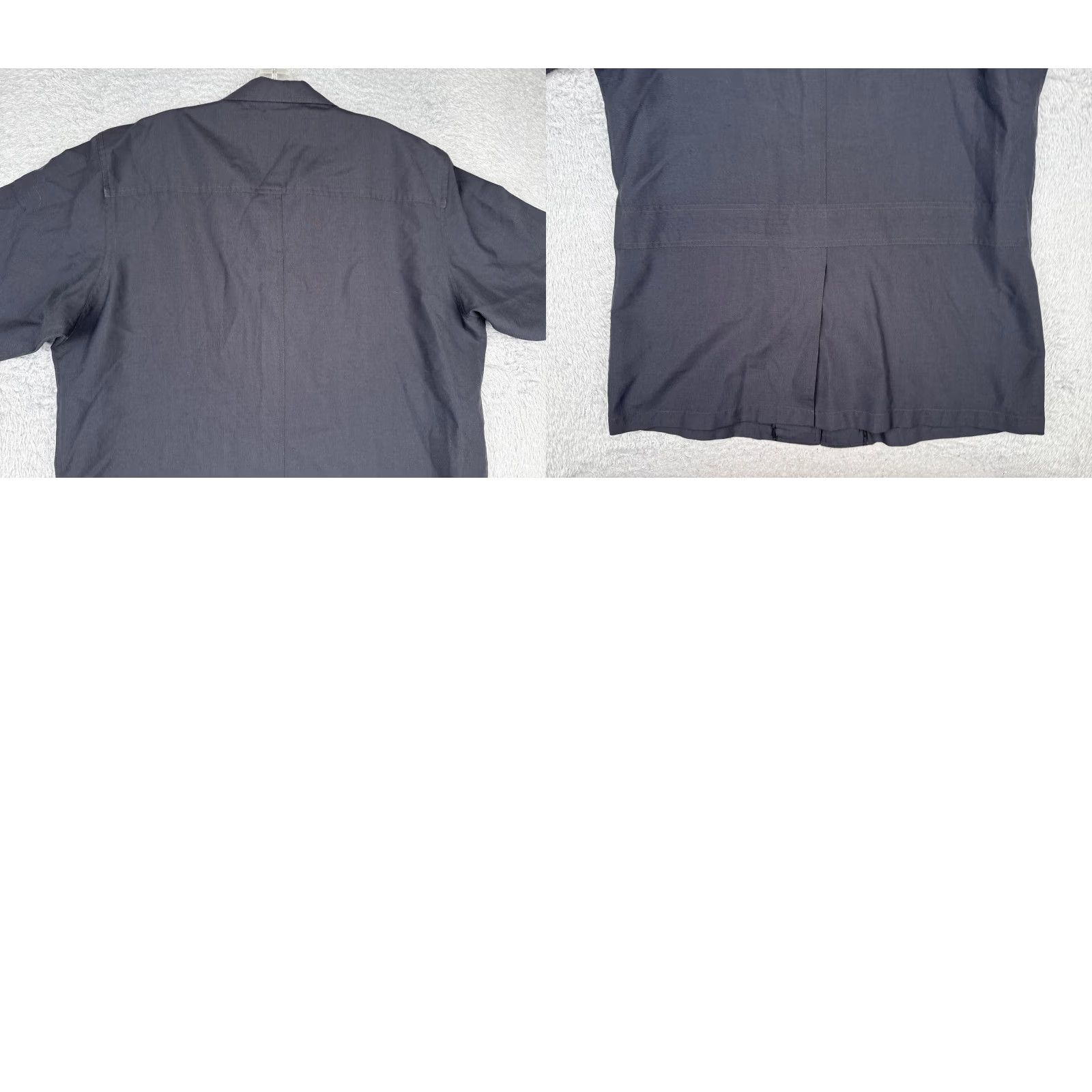 Vintage Kwong Jung Tailor Safari Shirt Men L Gray Button-Up 4 Pocket Camp Hunt Vintage 90s Outdoor 80s Shirt Mens Size US L / EU 52-54 / 3 - 9 Thumbnail