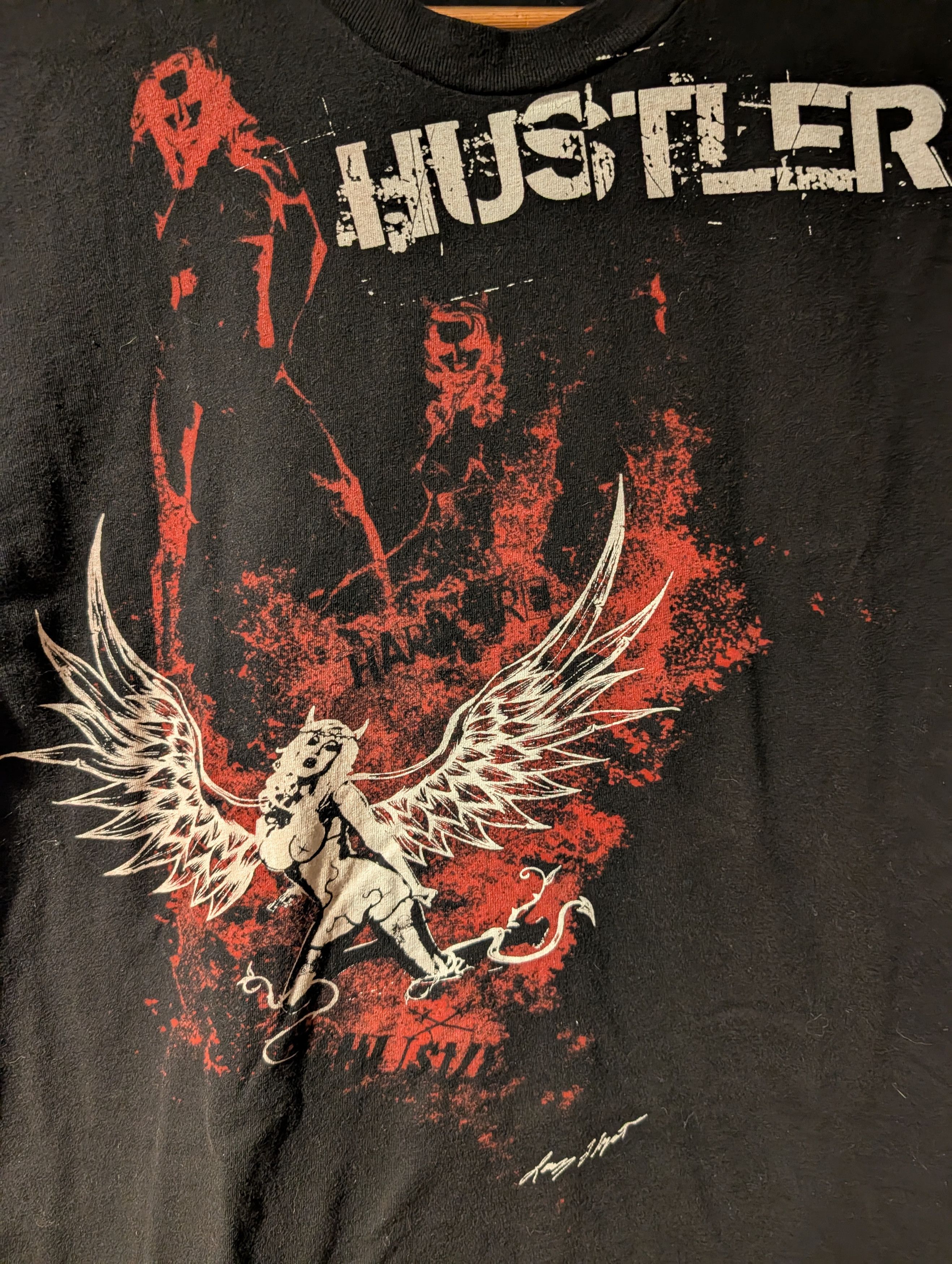 Hustle Gang Hustler Magazine T-Shirt Larry Flynt Logo Graphic Adult Size US L / EU 52-54 / 3 - 2 Thumbnail